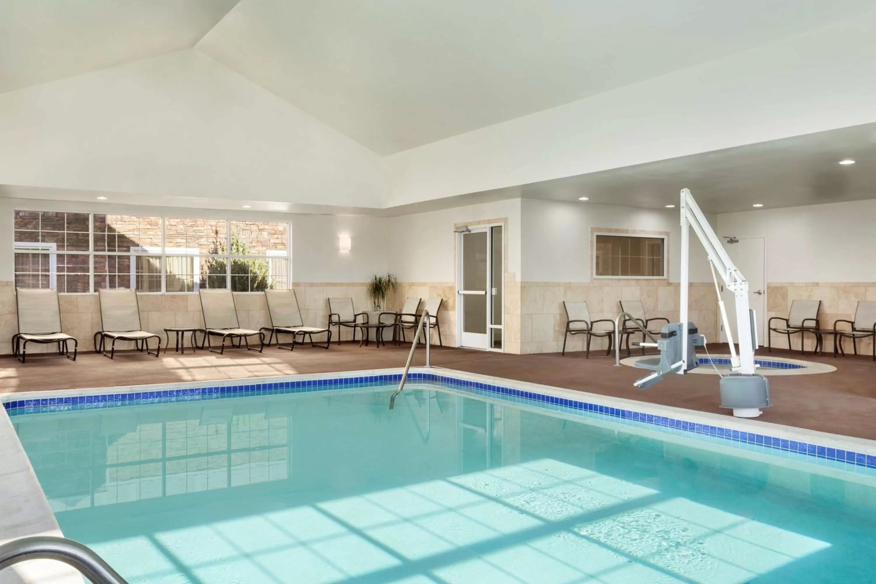 Pool view in Homewood Suites by Hilton Fargo