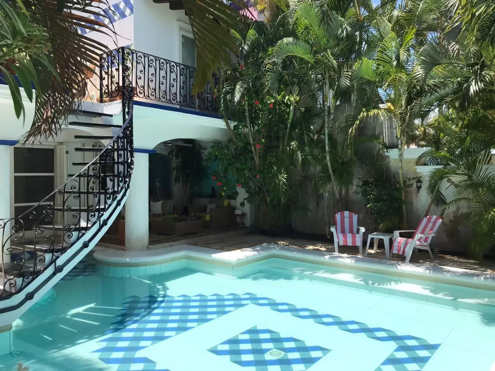 Swimming Pool in La Villa du Golf à Cancun Hotel Boutique