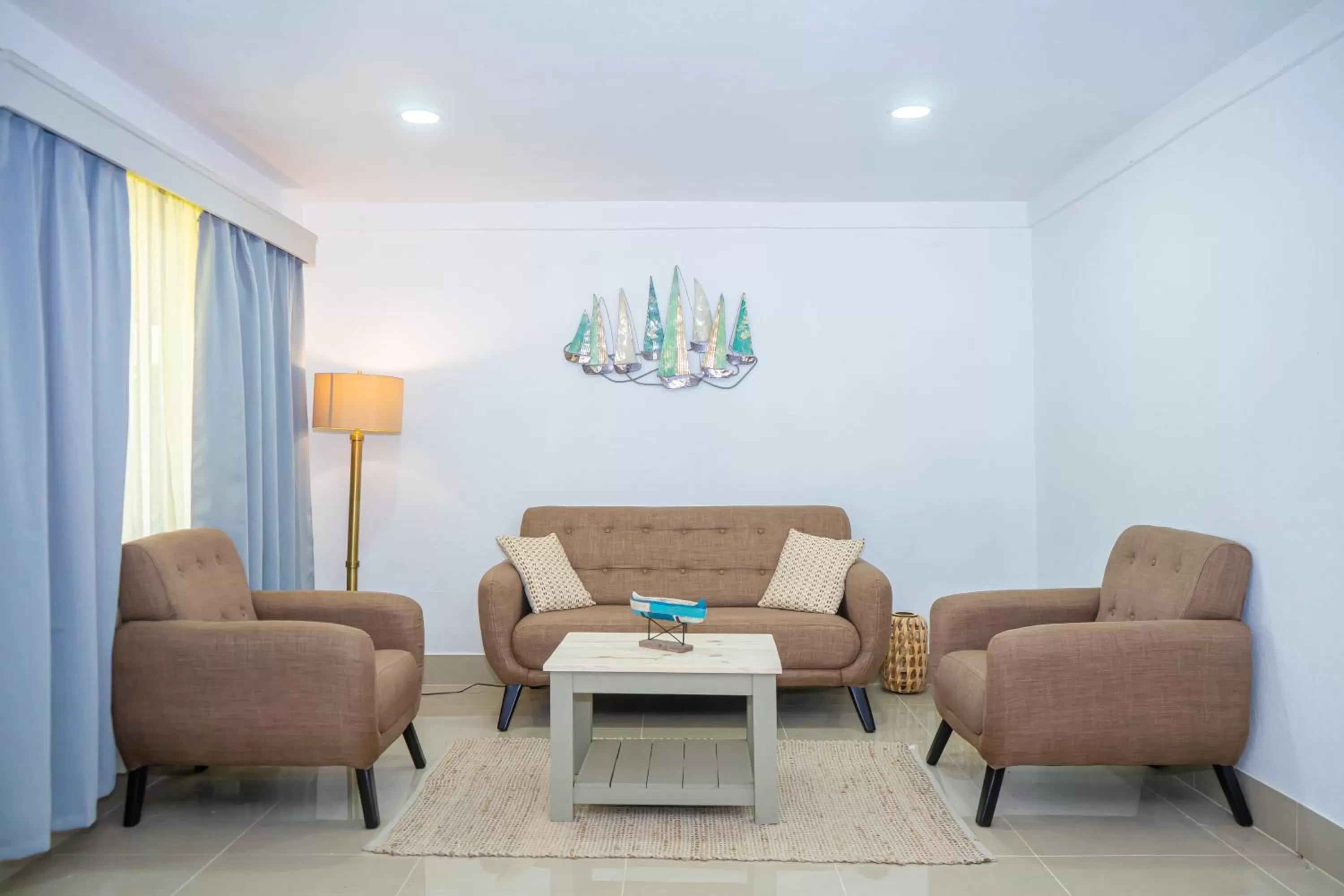 Seating area in Hotel Zima