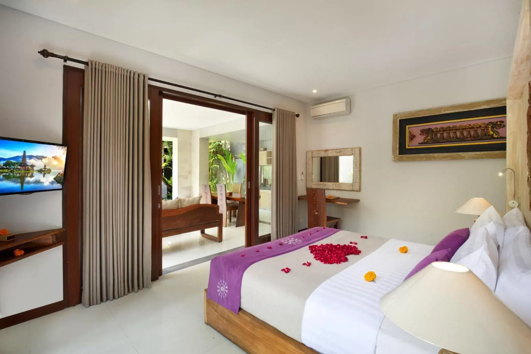 Bedroom, Bed in Dedary Resort Ubud by Ini Vie Hospitality