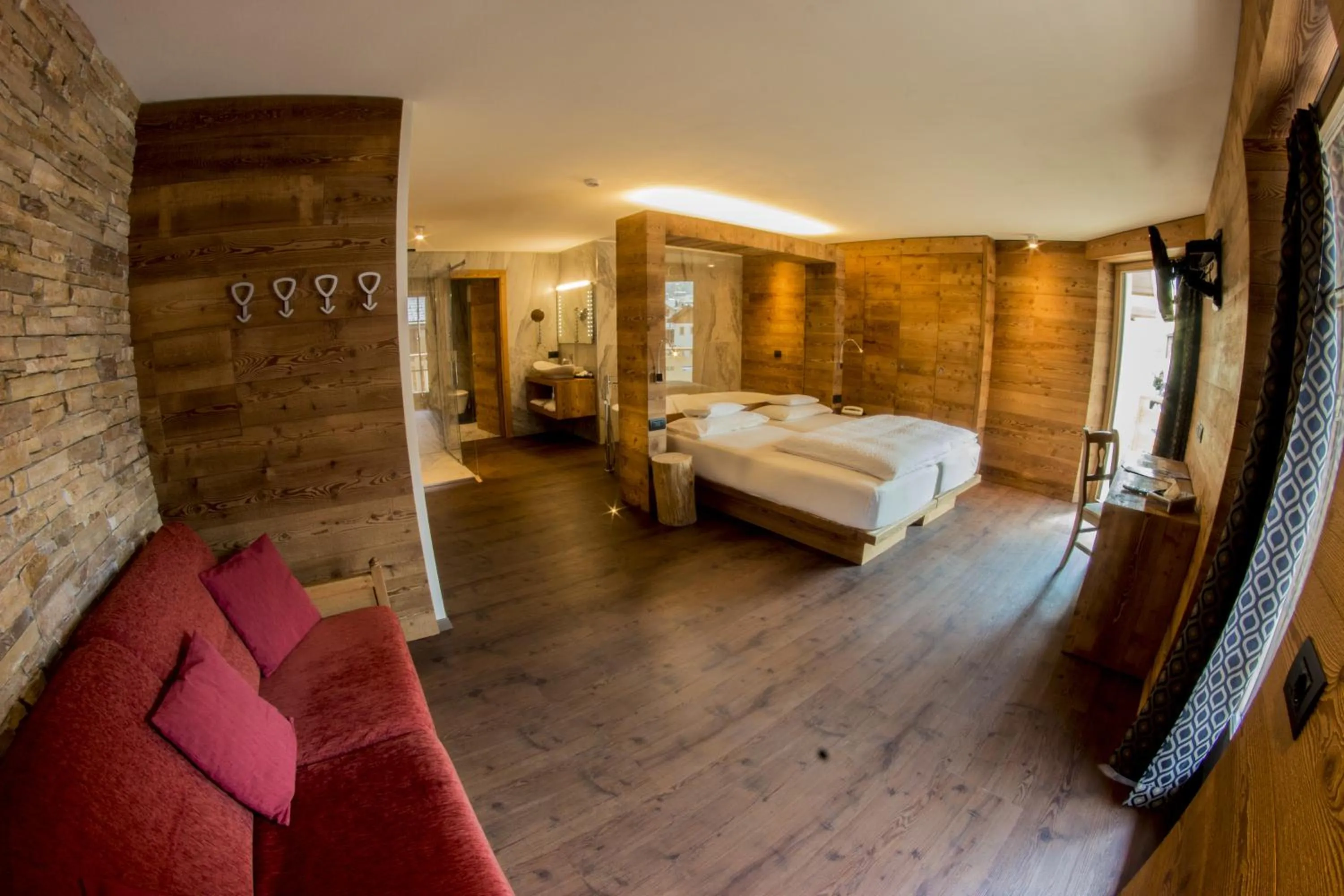 Bed in Bivio Hotel Plaza