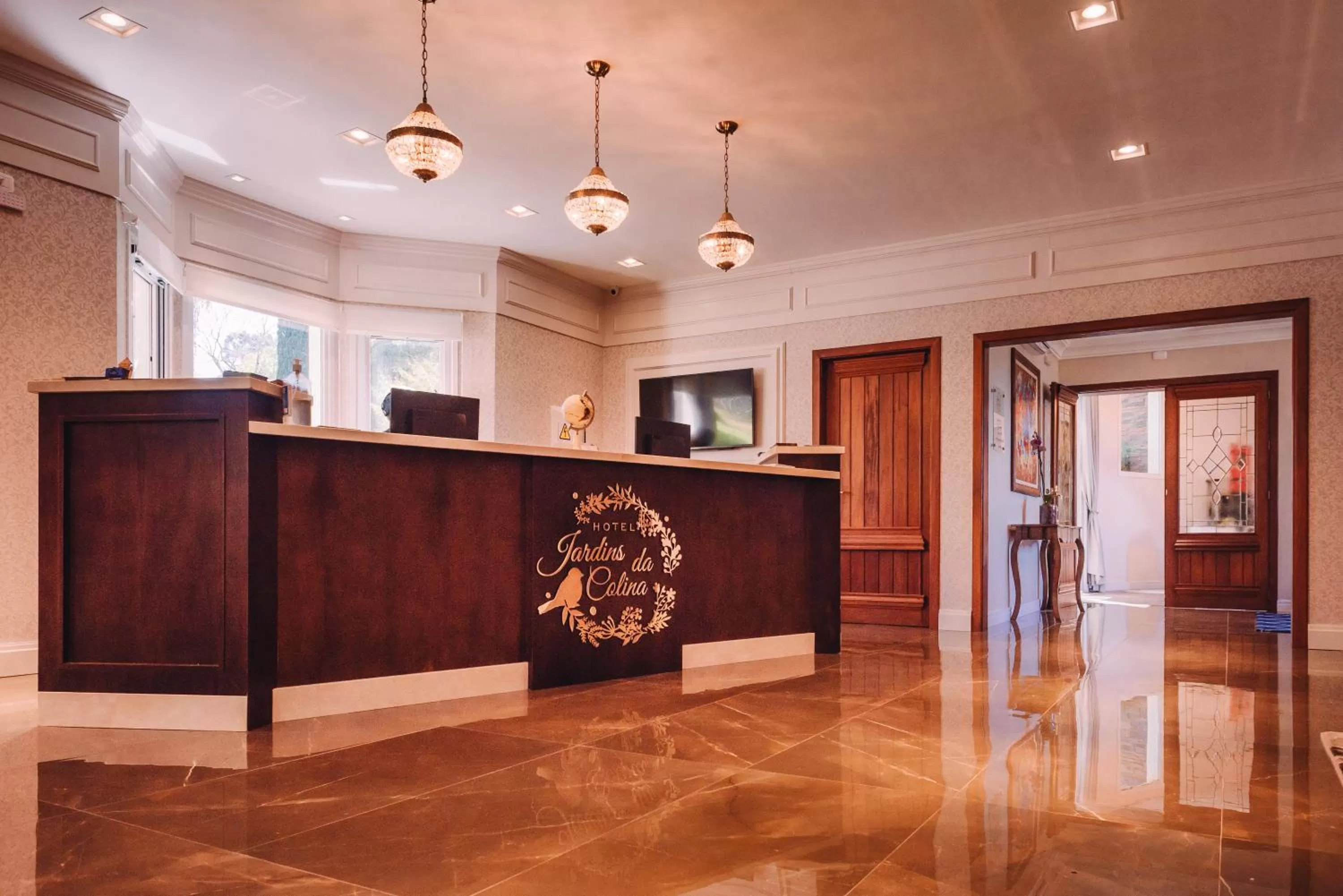 Lobby or reception in Hotel Jardins da Colina