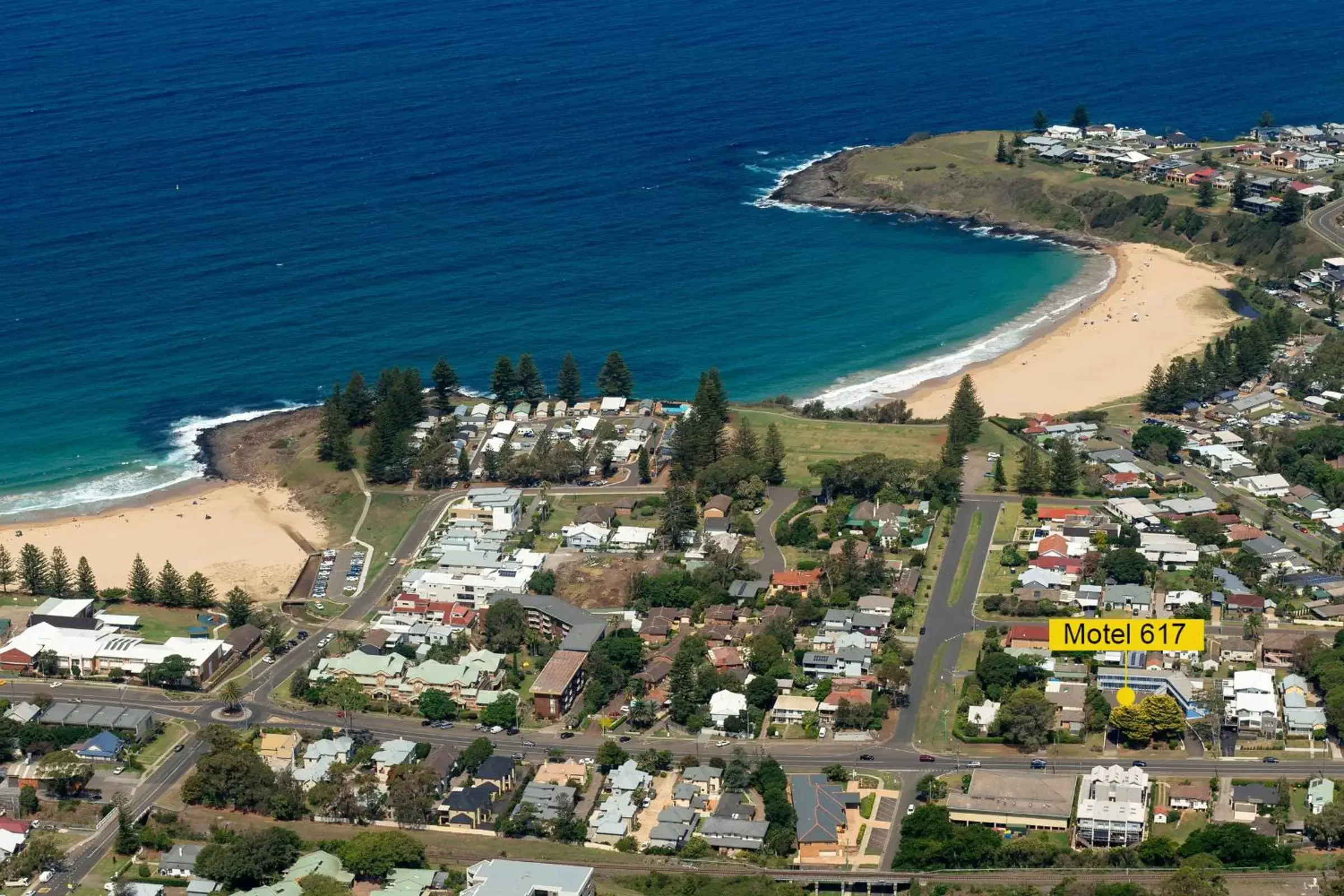 Bird's-eye View in Kiama Motel 617