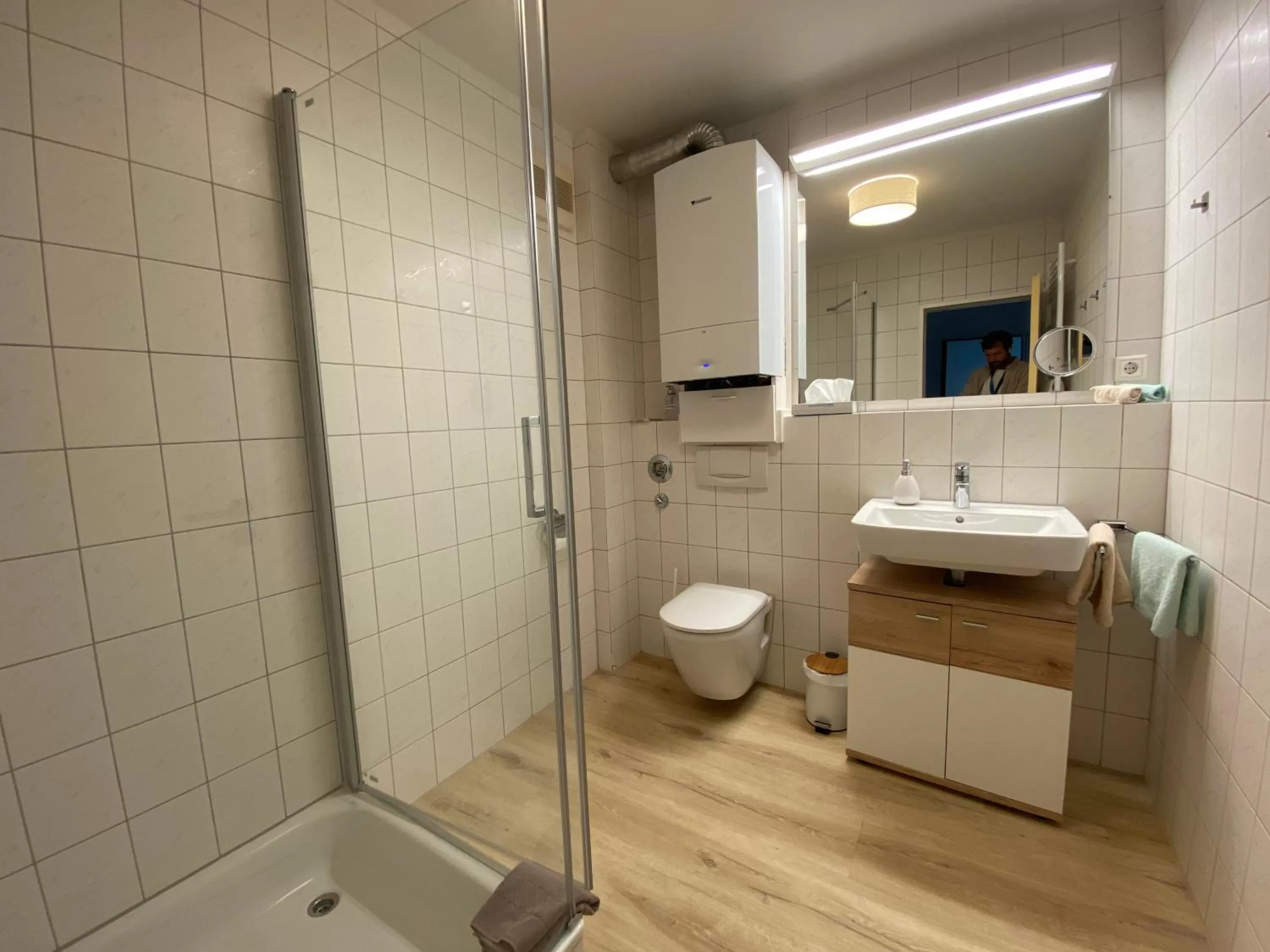 Bathroom in Hotel zur Bever