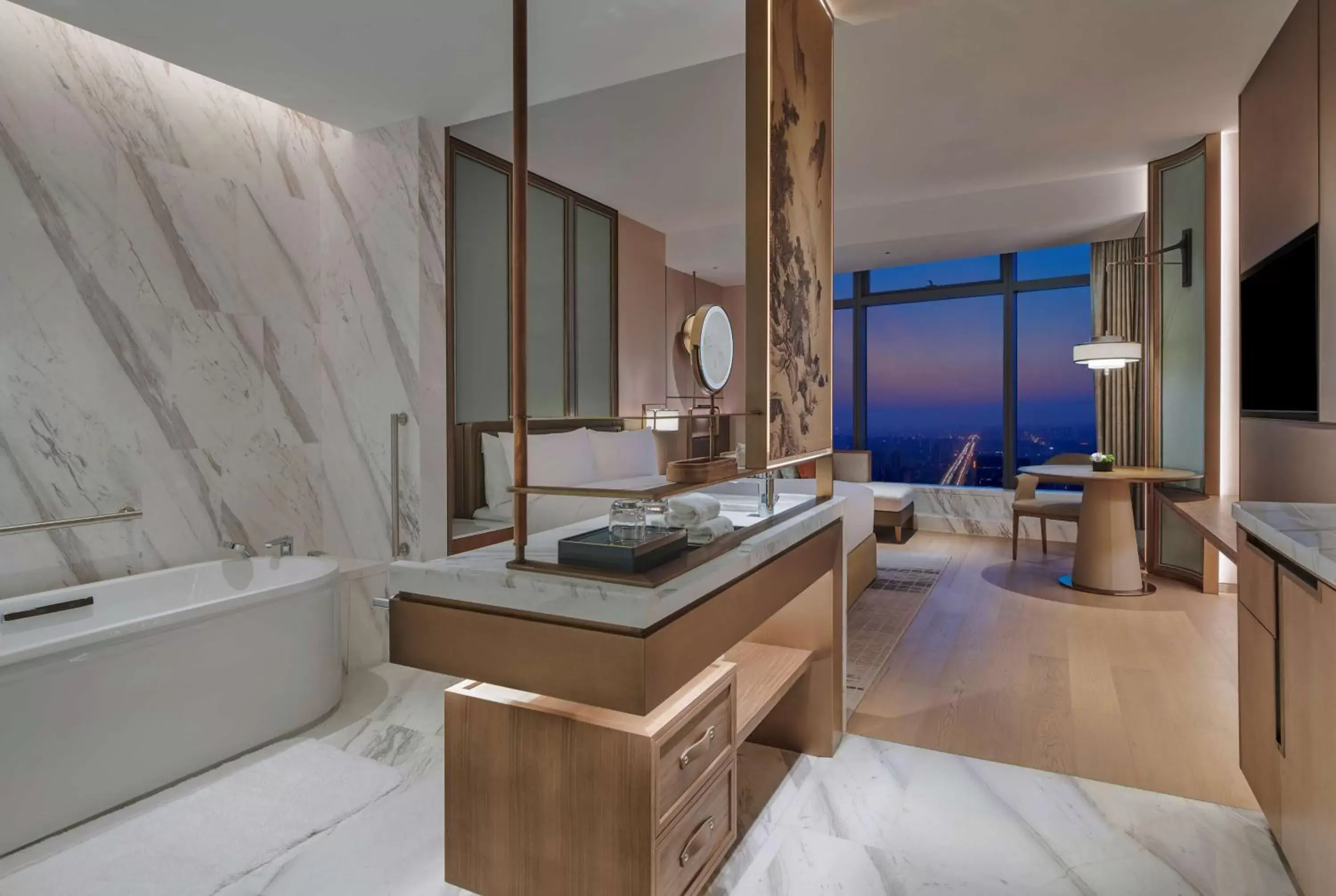 Bathroom in Hilton Changsha Riverside