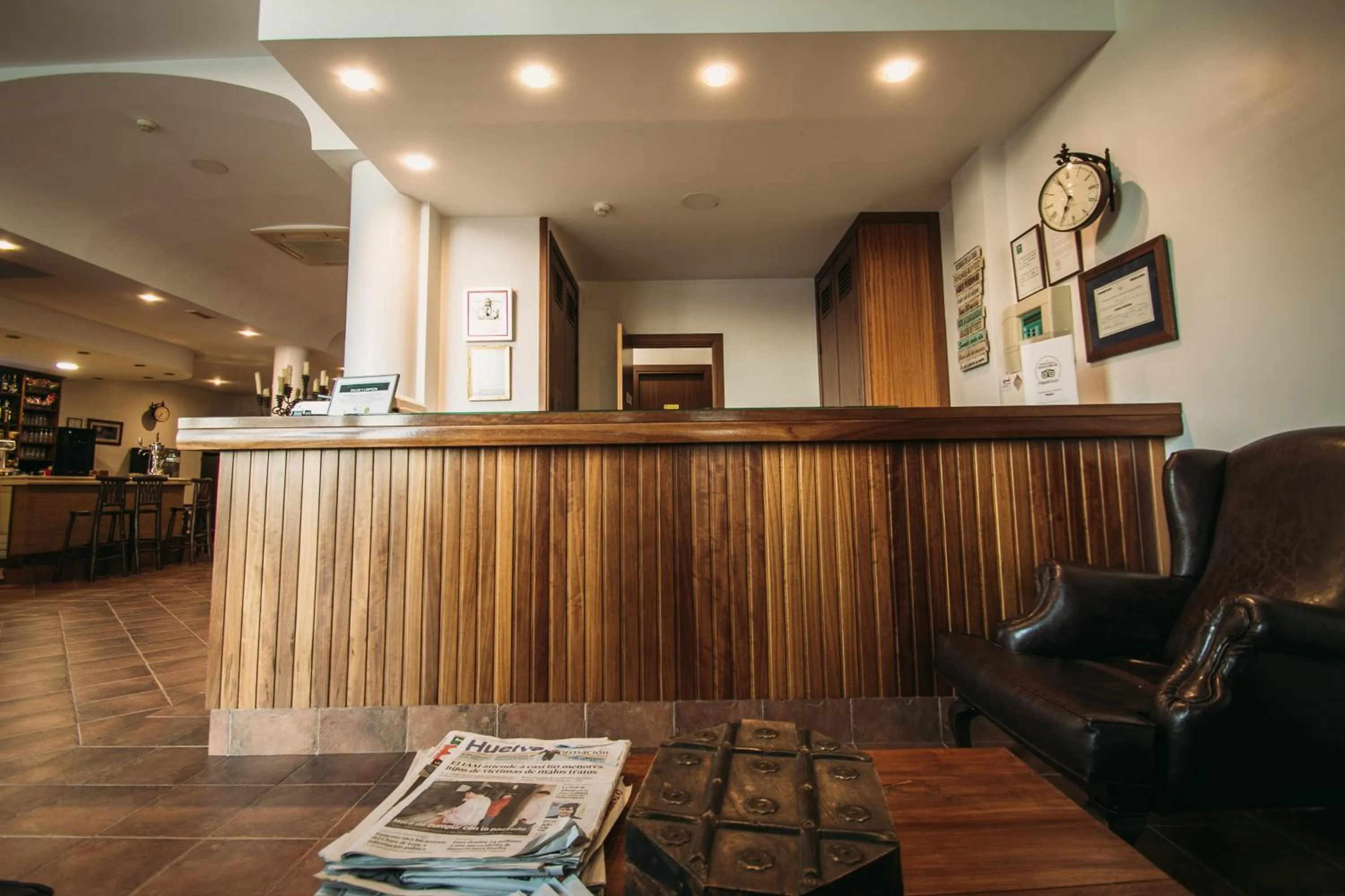 Lobby or reception in Hotel Valsequillo