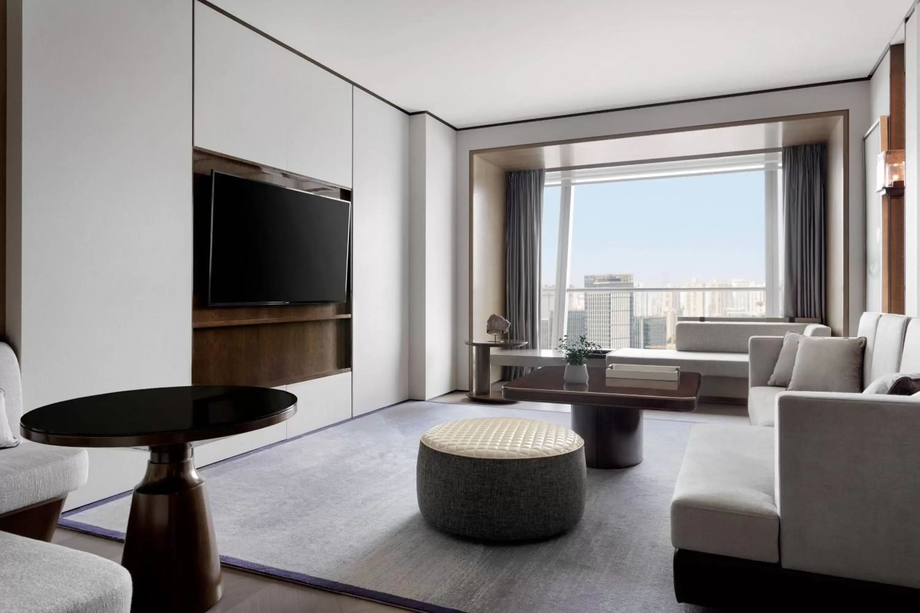 Living room, Seating Area in JW Marriott Marquis Hotel Shanghai Pudong