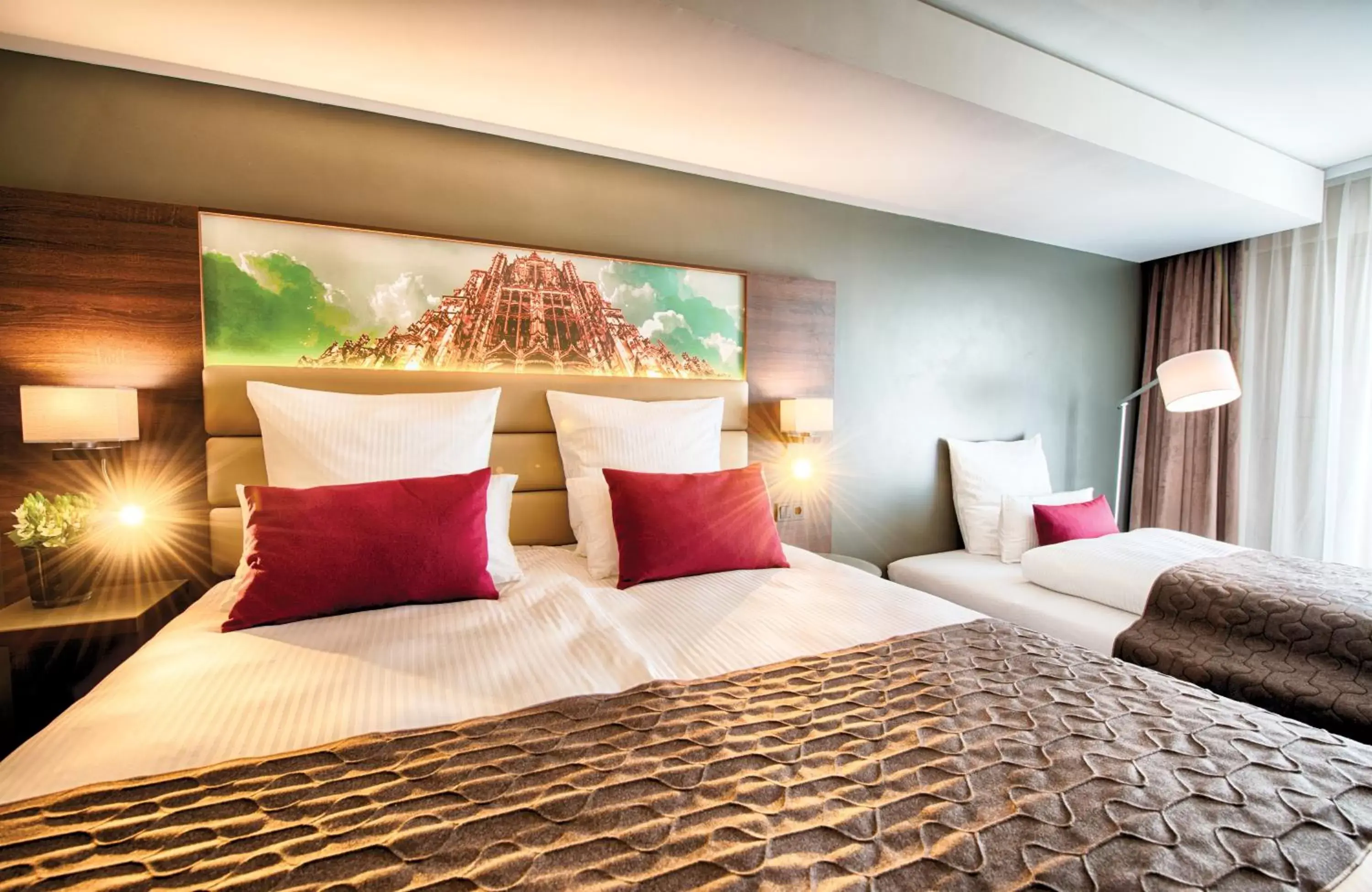 Photo of the whole room, Bed in Leonardo Royal Hotel Ulm