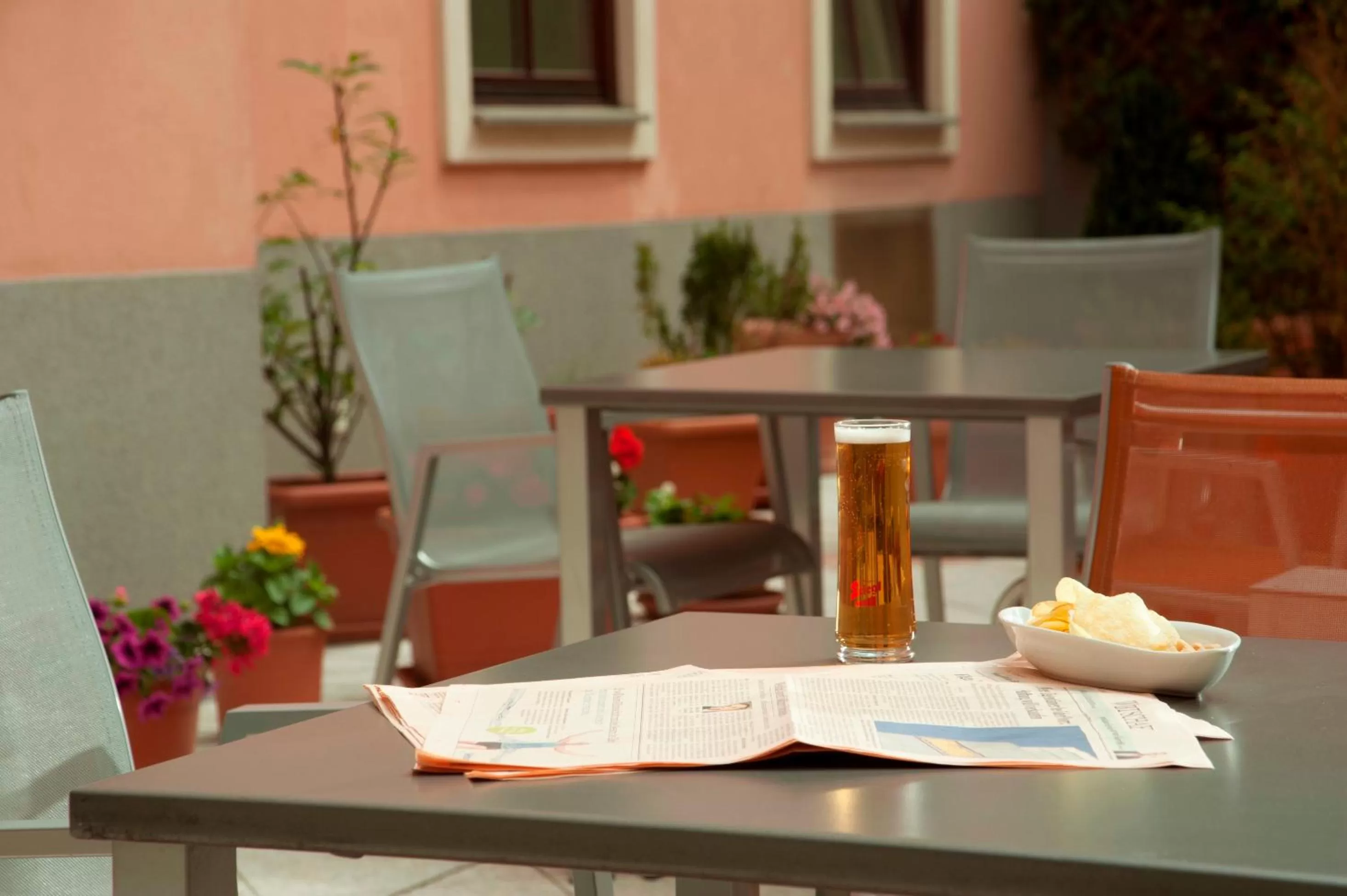 Patio in Hotel Lucia