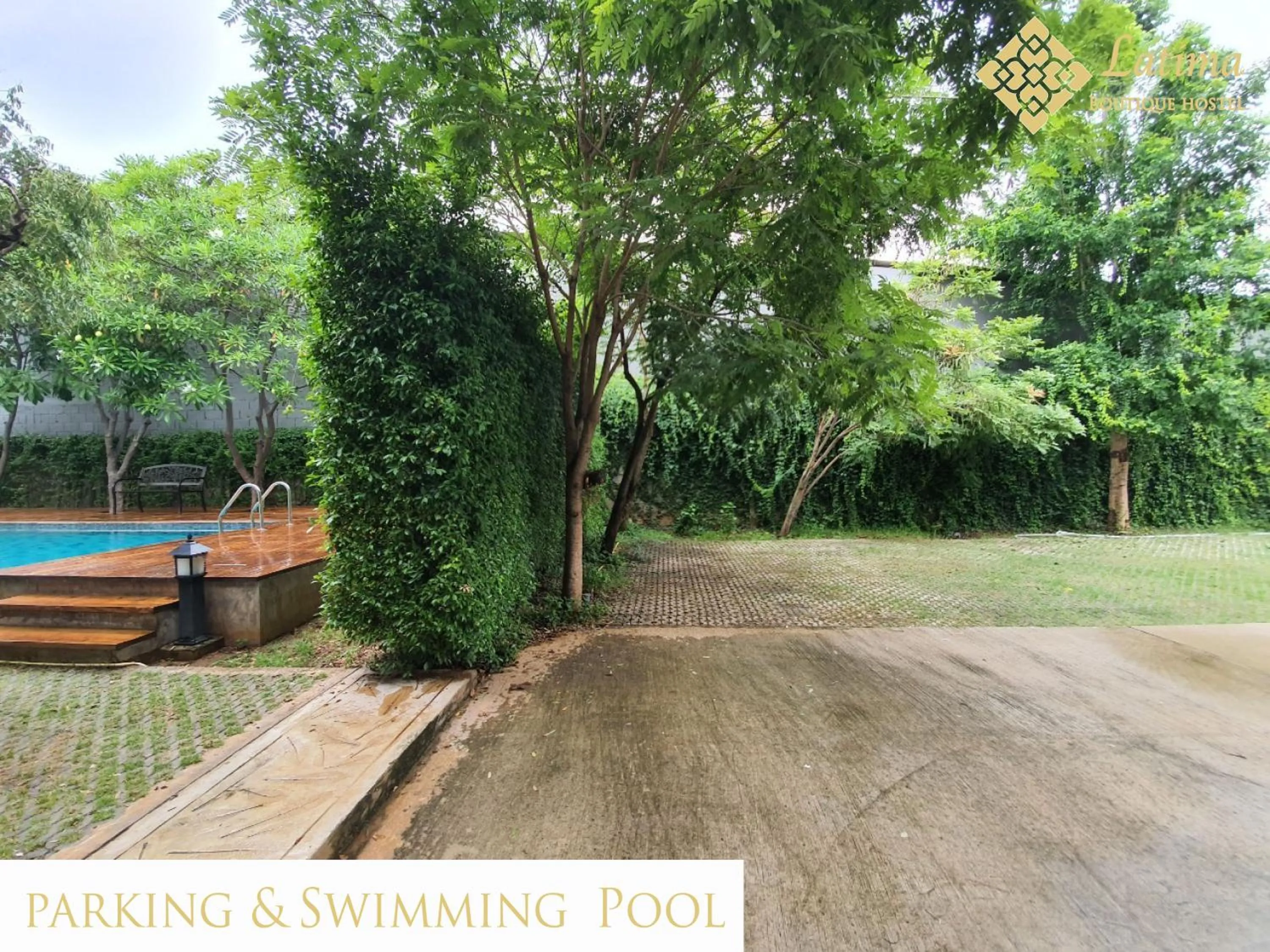 Garden in Latima Boutique Hostel