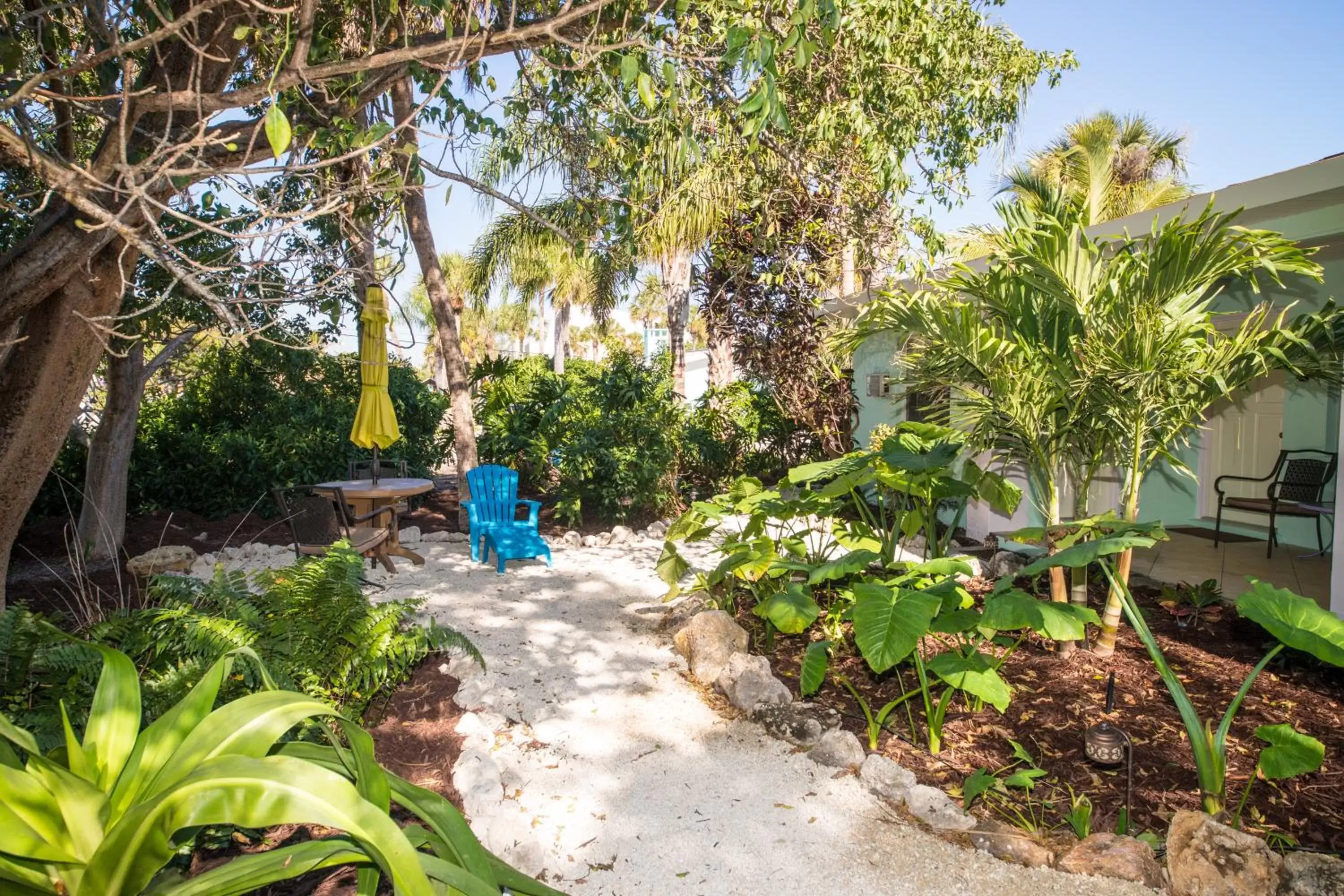 Garden in Haley's at Anna Maria Island Inn