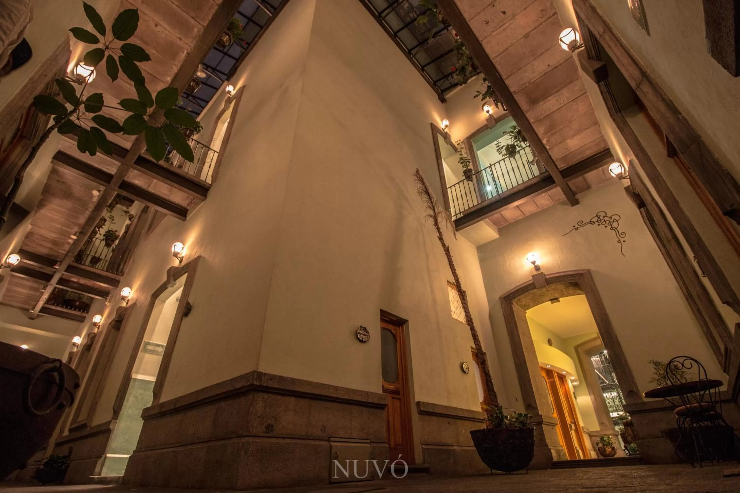 Patio in Hotel Puebla de Antaño