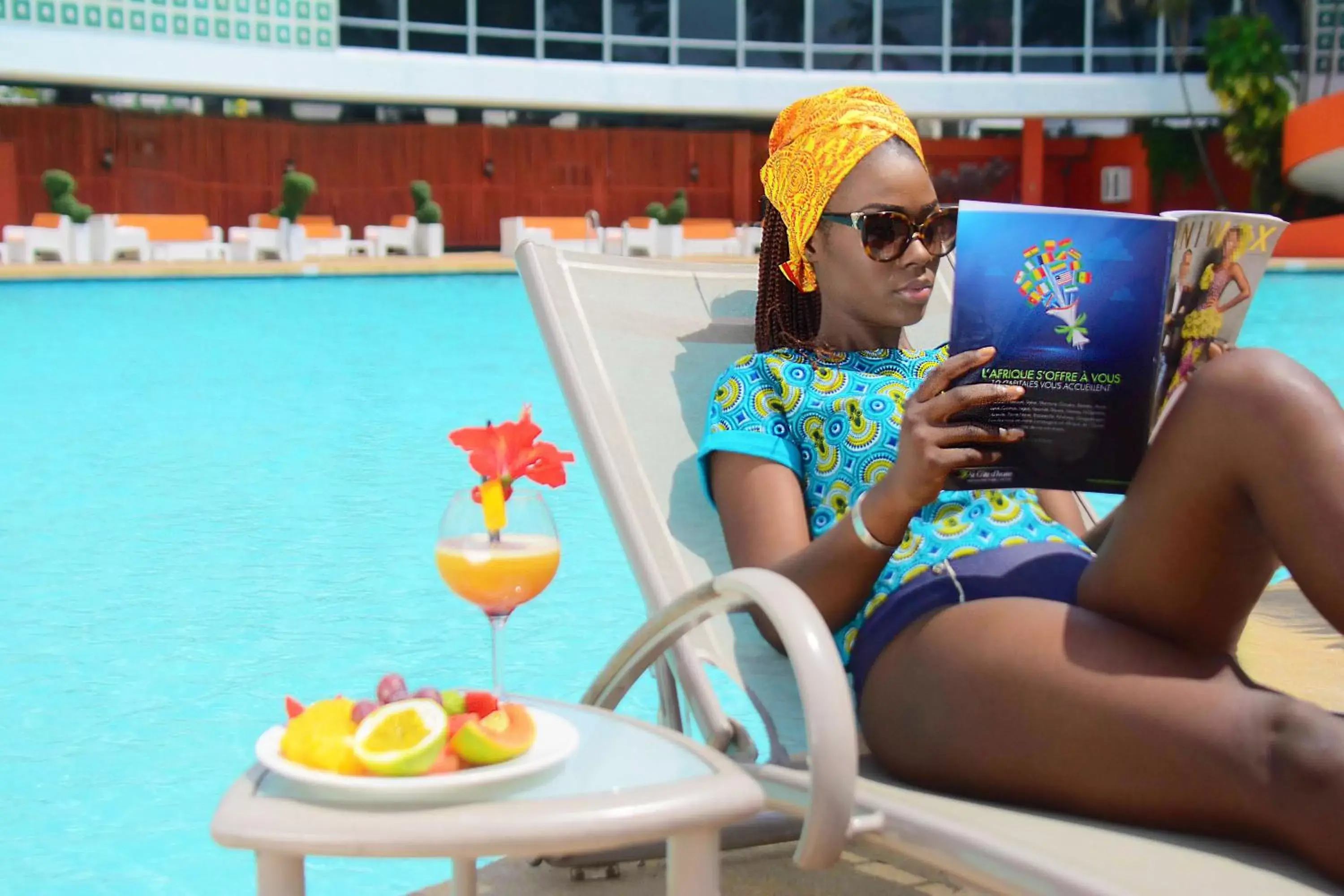 Swimming pool in Sofitel Abidjan Hotel Ivoire Swimming pool in Sofitel Abidjan Hotel Ivoire