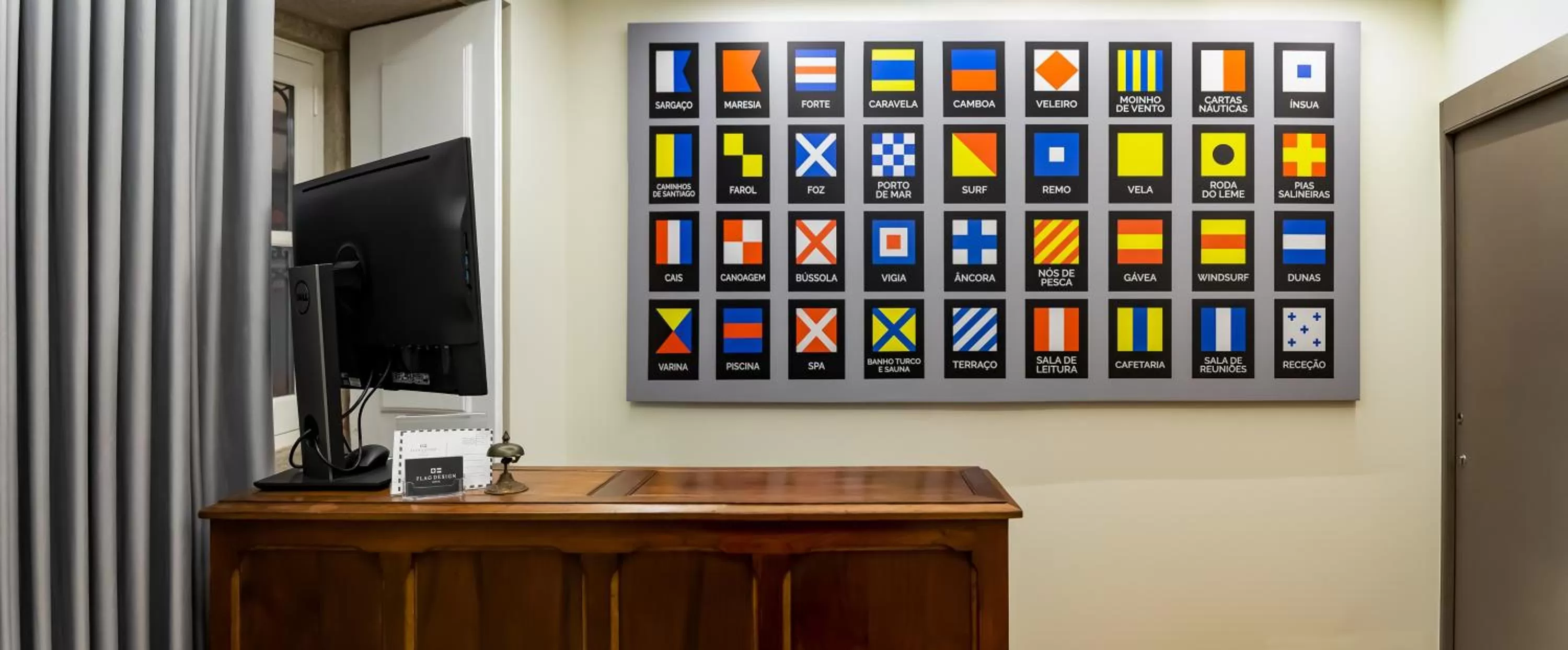 Lobby or reception in Flag Design Hotel