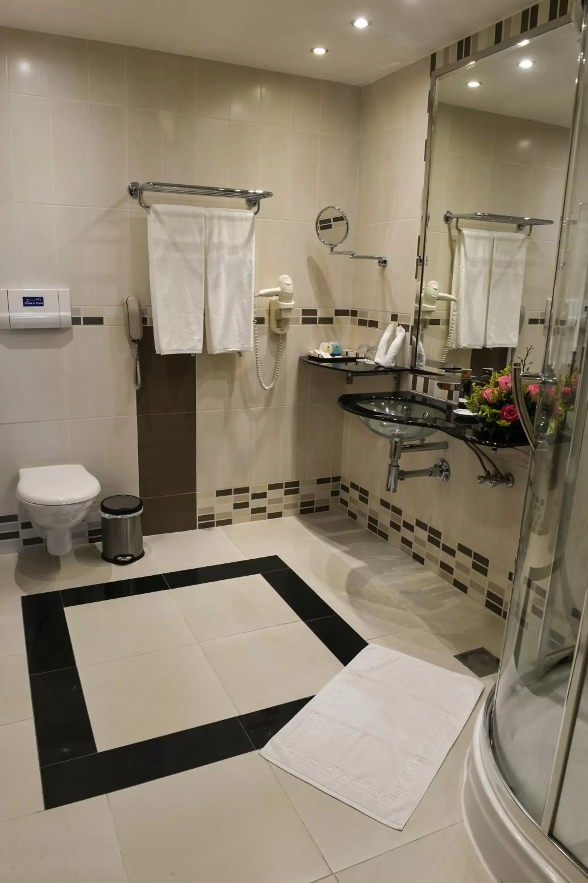 Bathroom in The Juffair Grand Hotel