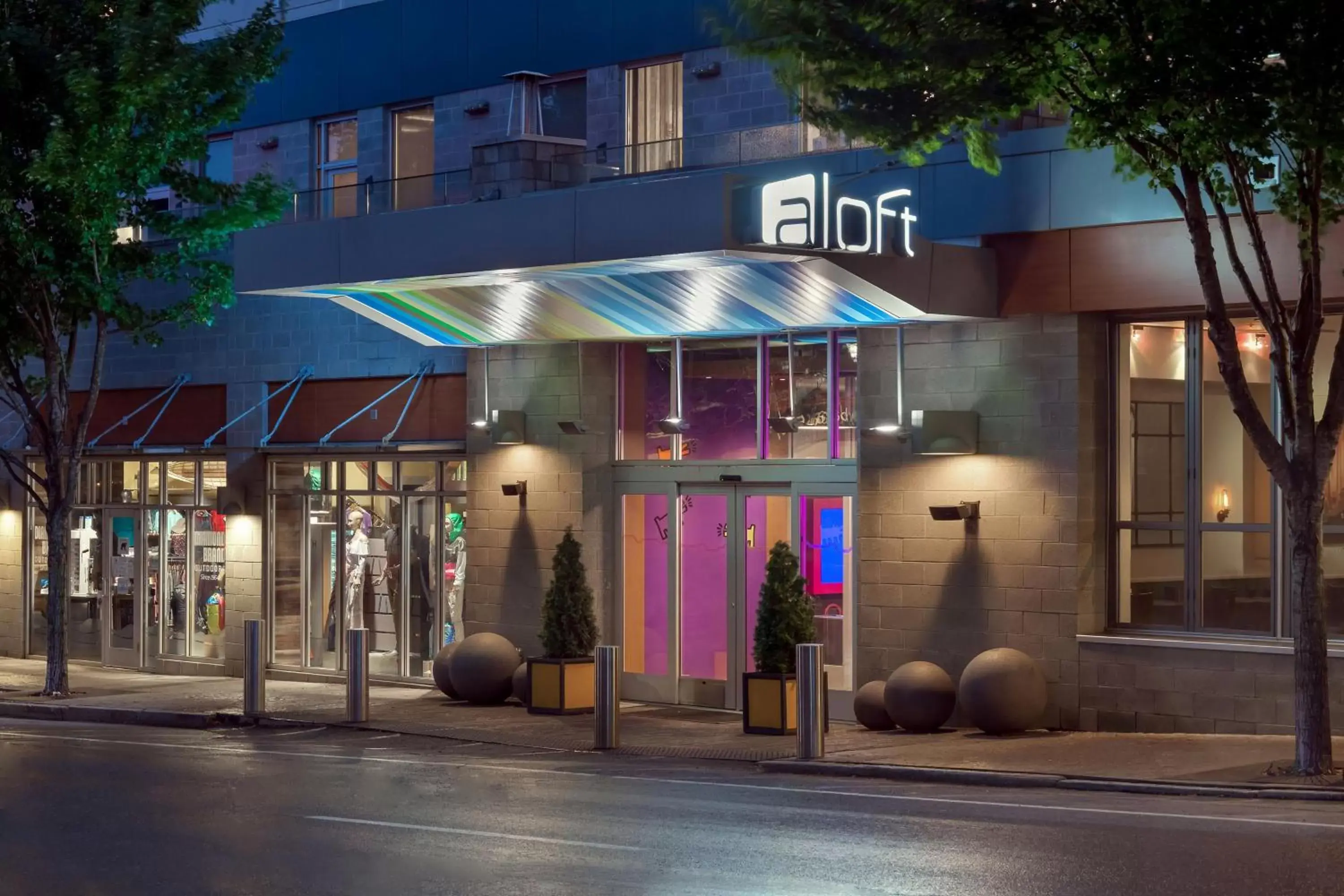 Property Building in Aloft Asheville Downtown