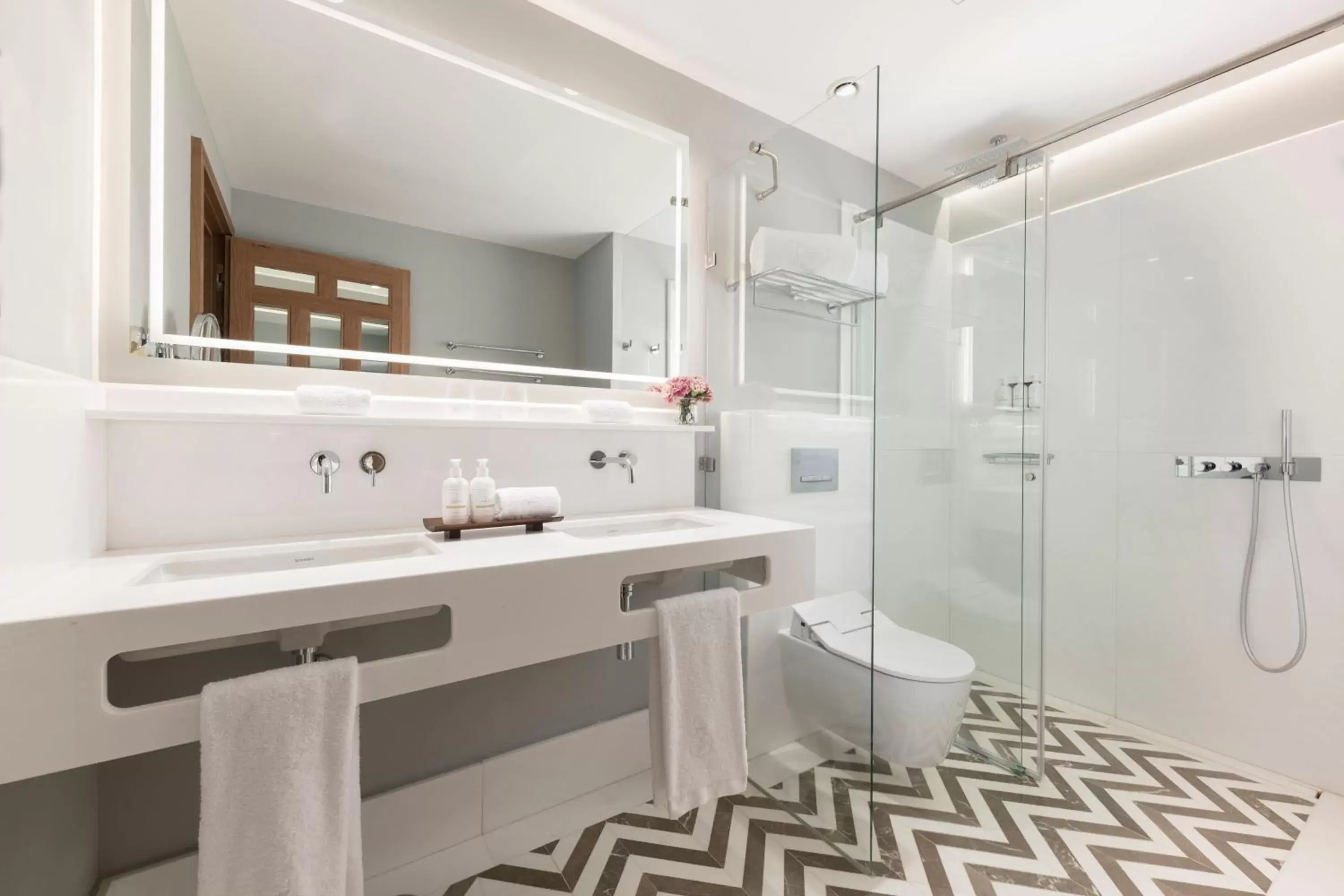 Bathroom in Palacio Solecio, a Small Luxury Hotel of the World