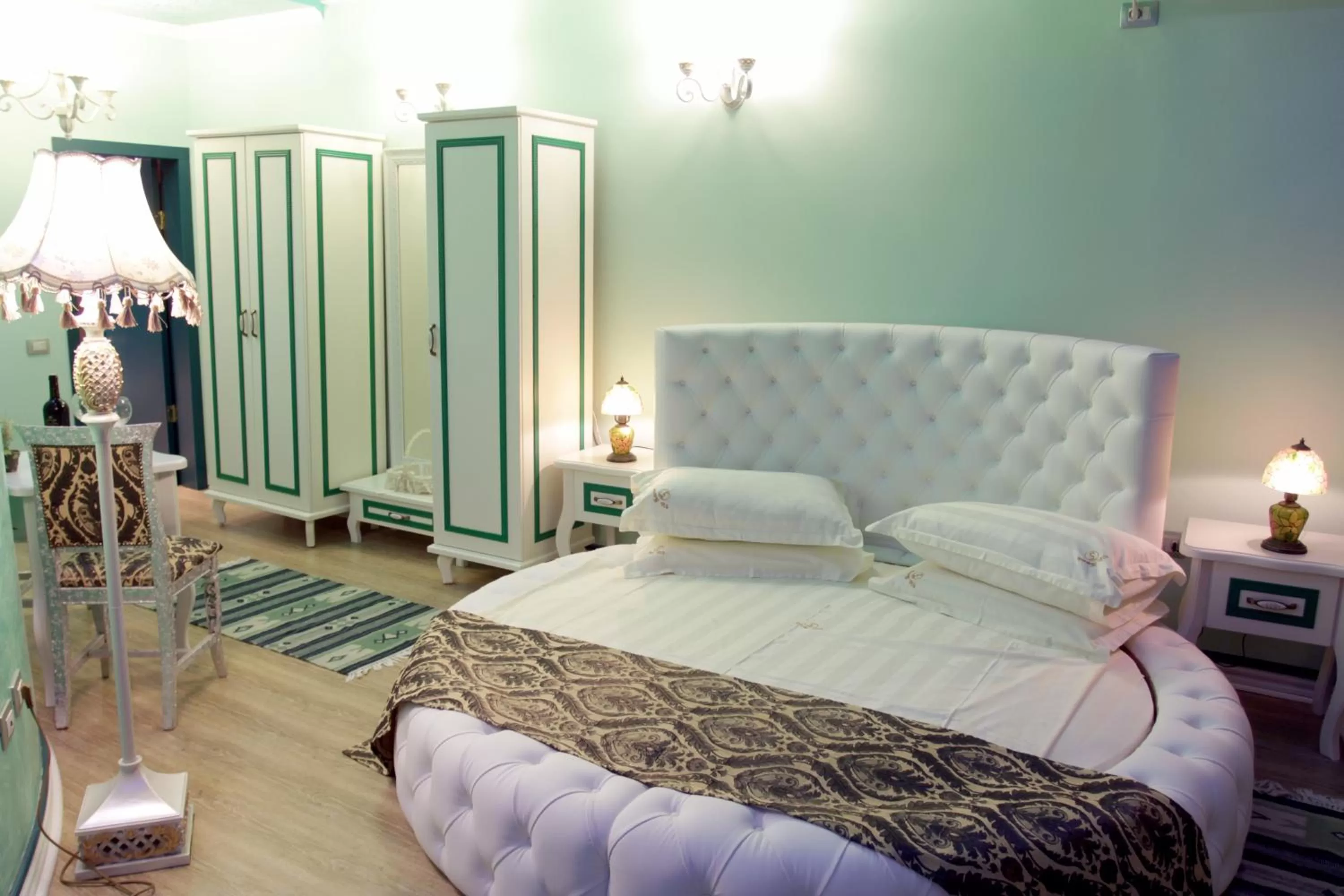 Bed in Hotel Villa Fernando Tirana