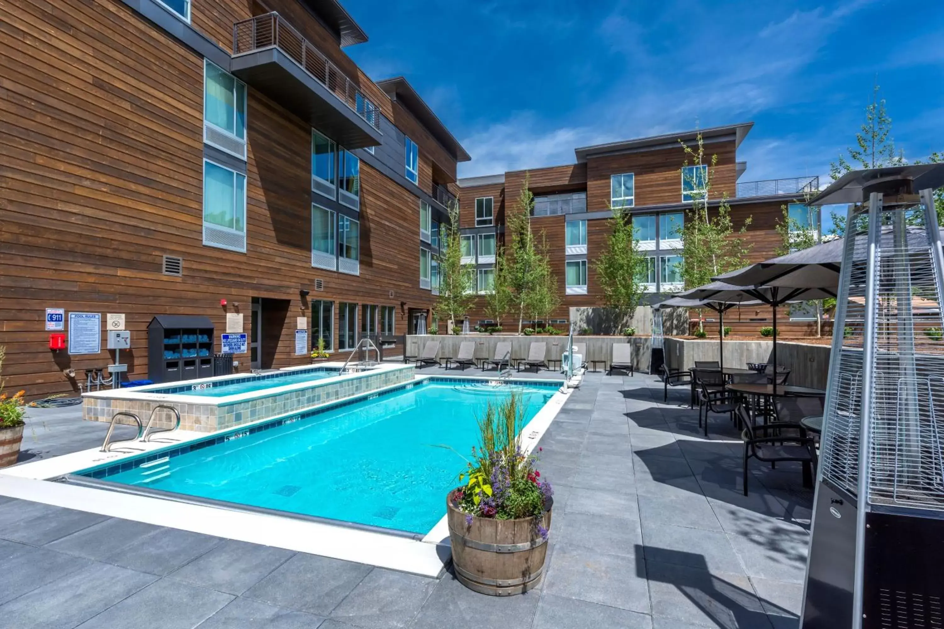 Swimming pool, Property Building in SpringHill Suites by Marriott Jackson Hole