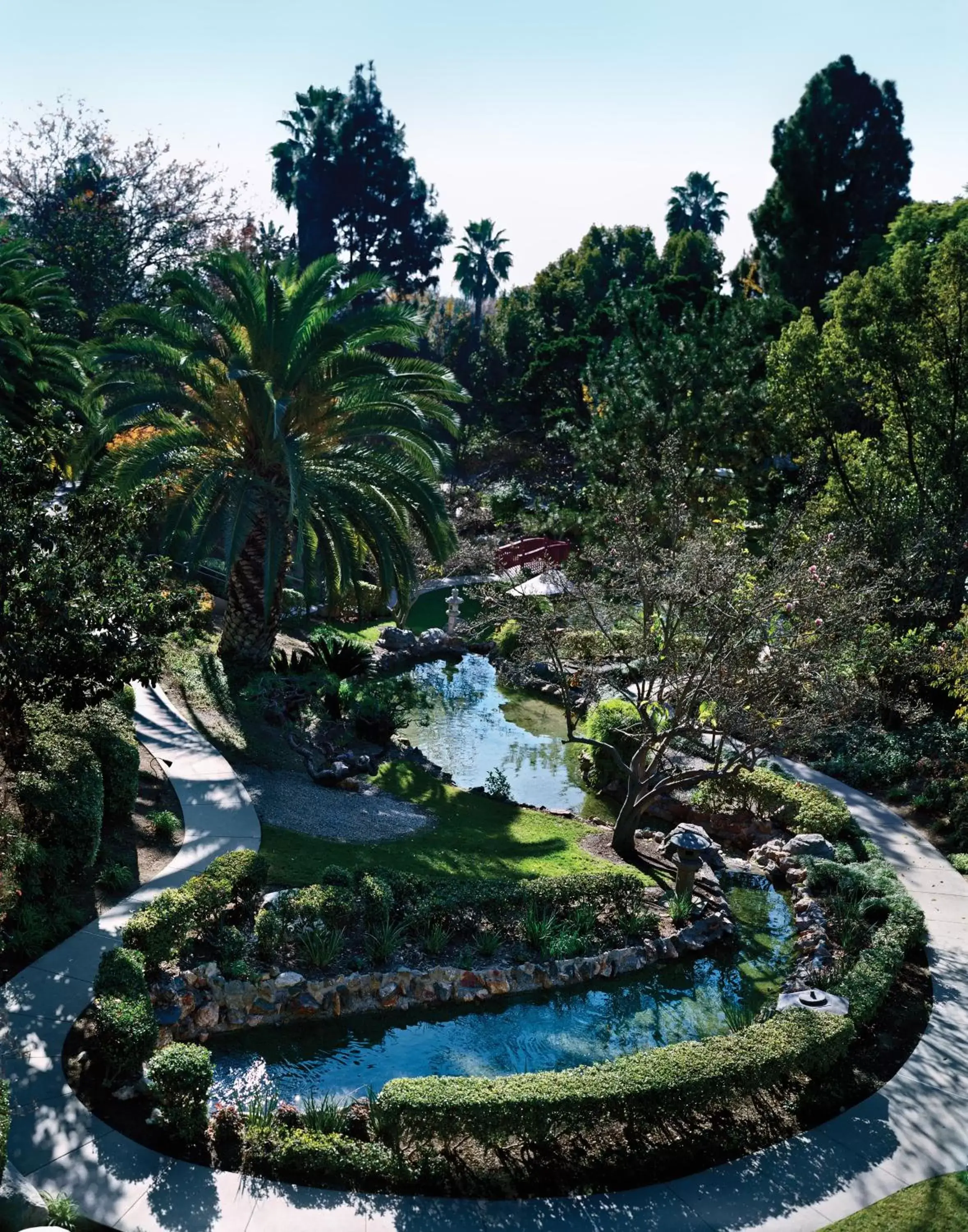 Garden, Bird's-eye View in The Langham Huntington, Pasadena