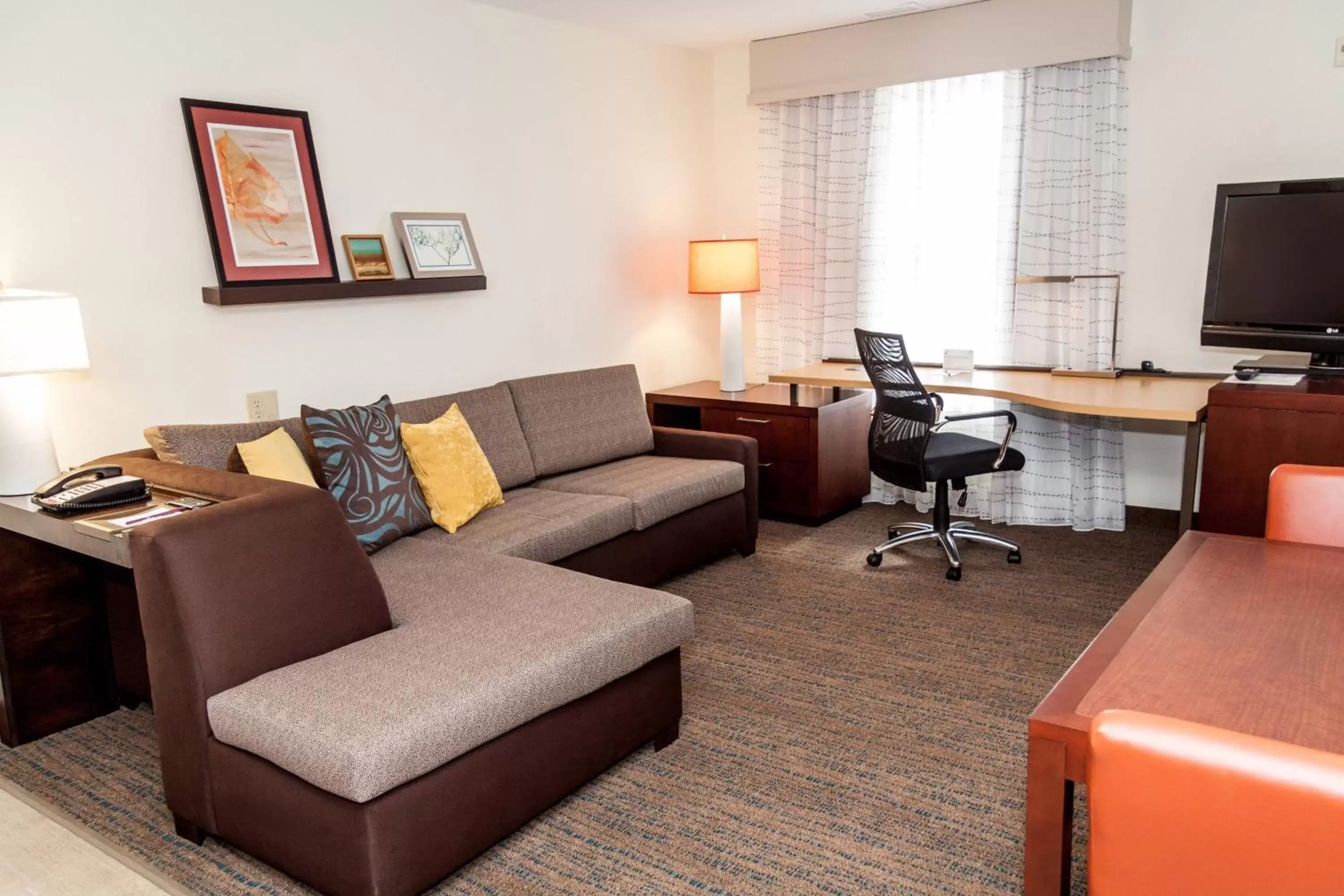Living room, Seating Area in Residence Inn by Marriott Rocky Mount
