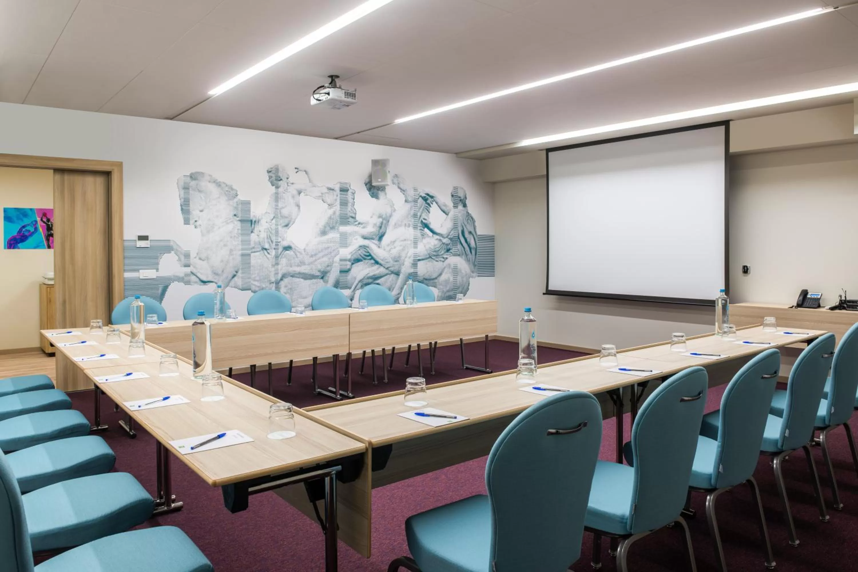 Decorative detail in ibis Styles Athens Routes