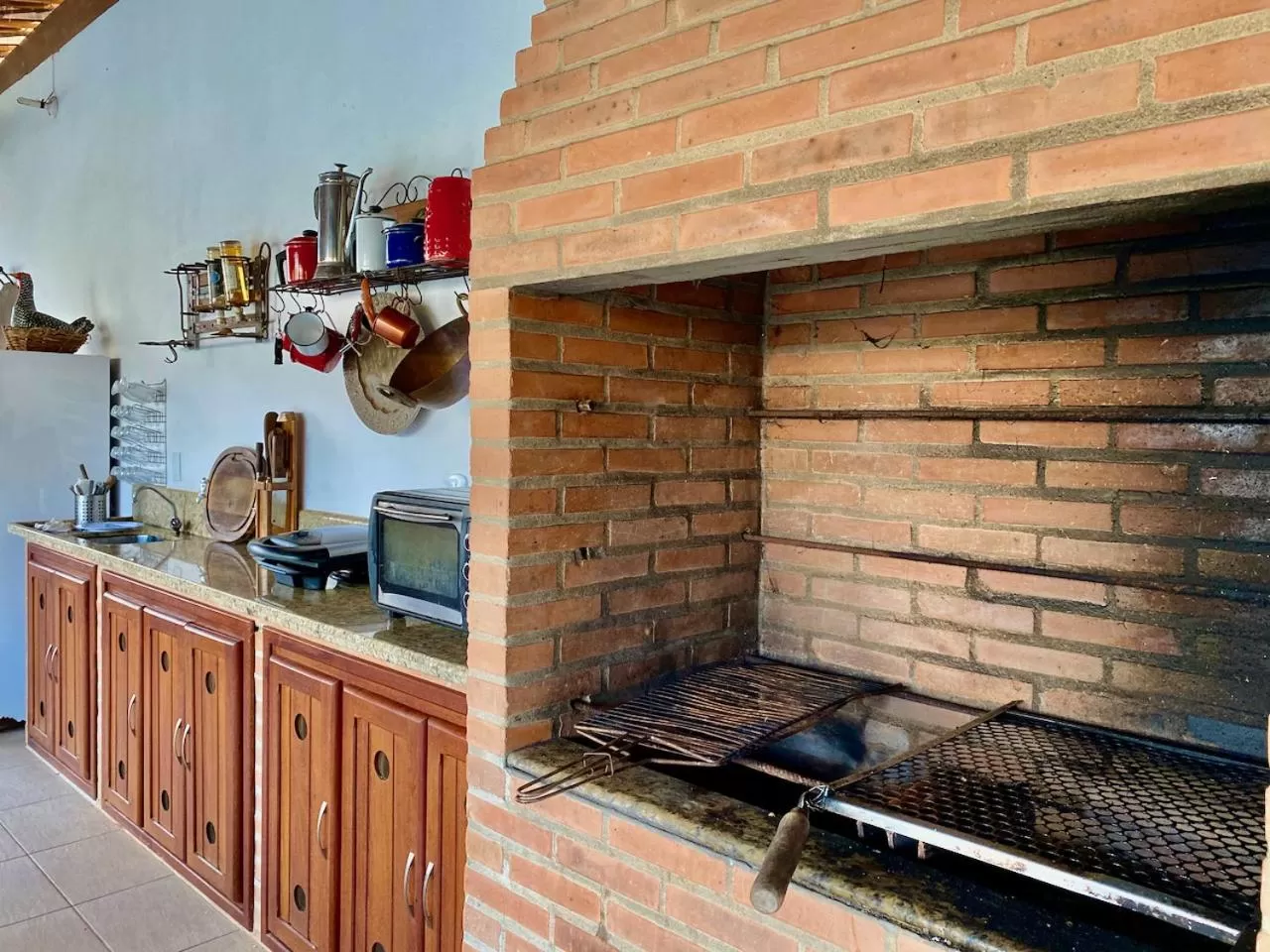 Kitchen/Kitchenette in Pousada Nossa Terra