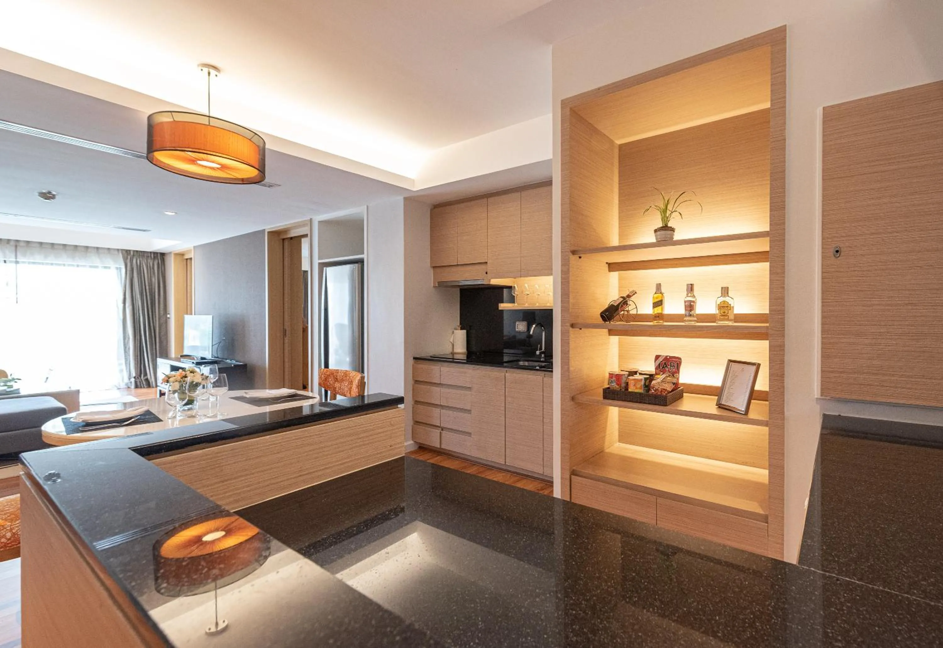 kitchen in Summit Windmill Golf Suite Hotel at Suvarnabhumi