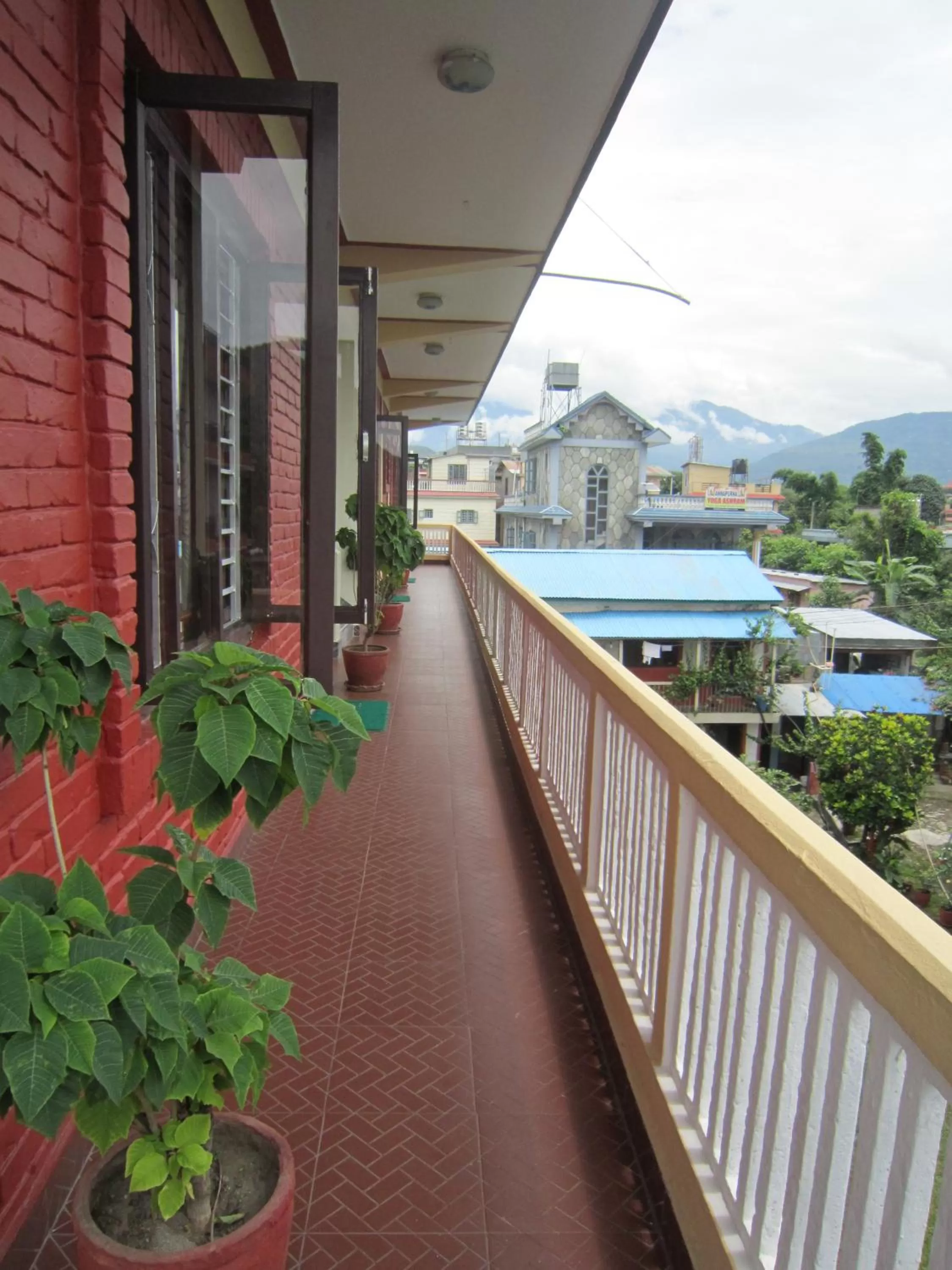 Balcony/Terrace in New Annapurna Guest House