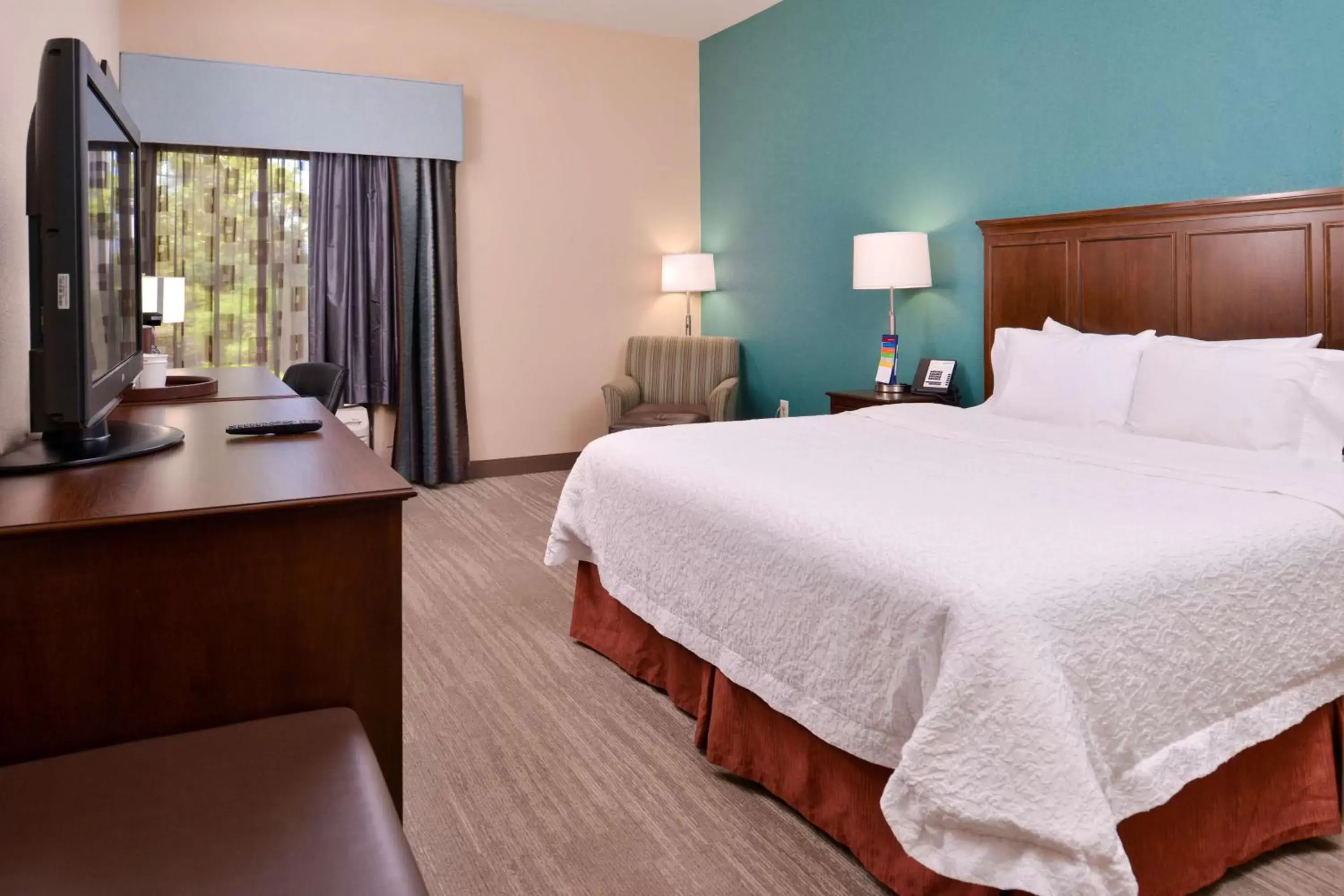 Bedroom, Bed in Hampton Inn by Hilton Decatur