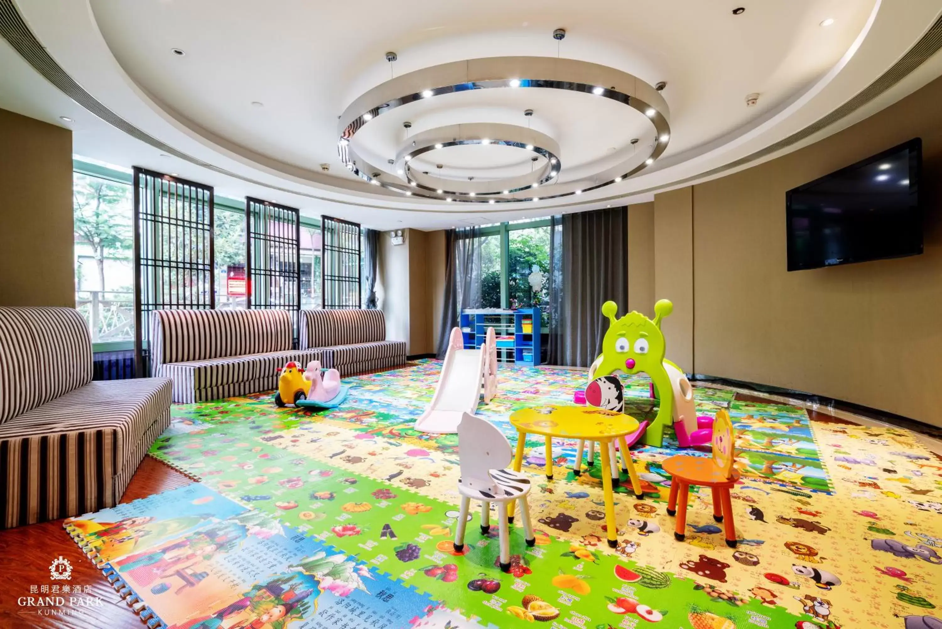 Children play ground in Grand Park Kunming