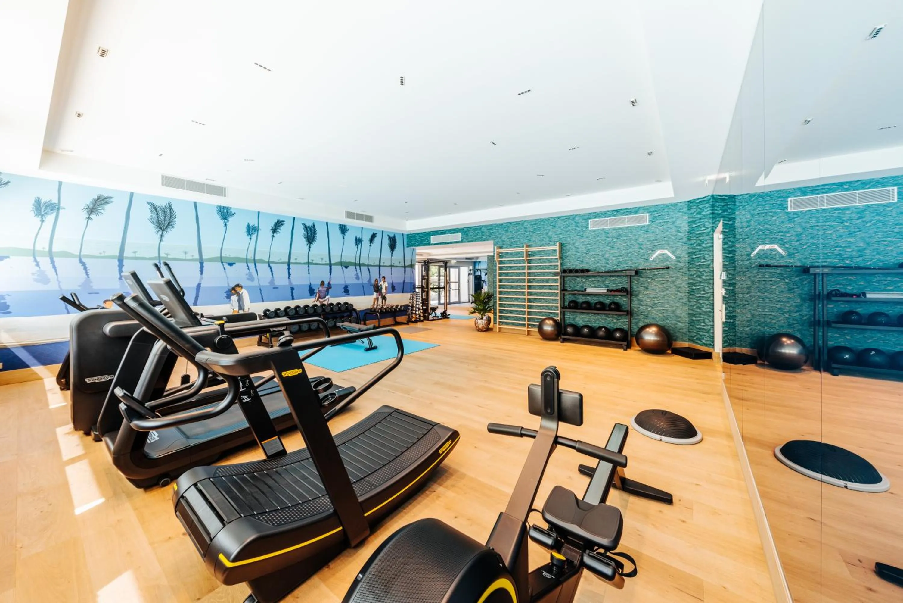 Fitness centre/facilities in Hotel Schloss Seefels