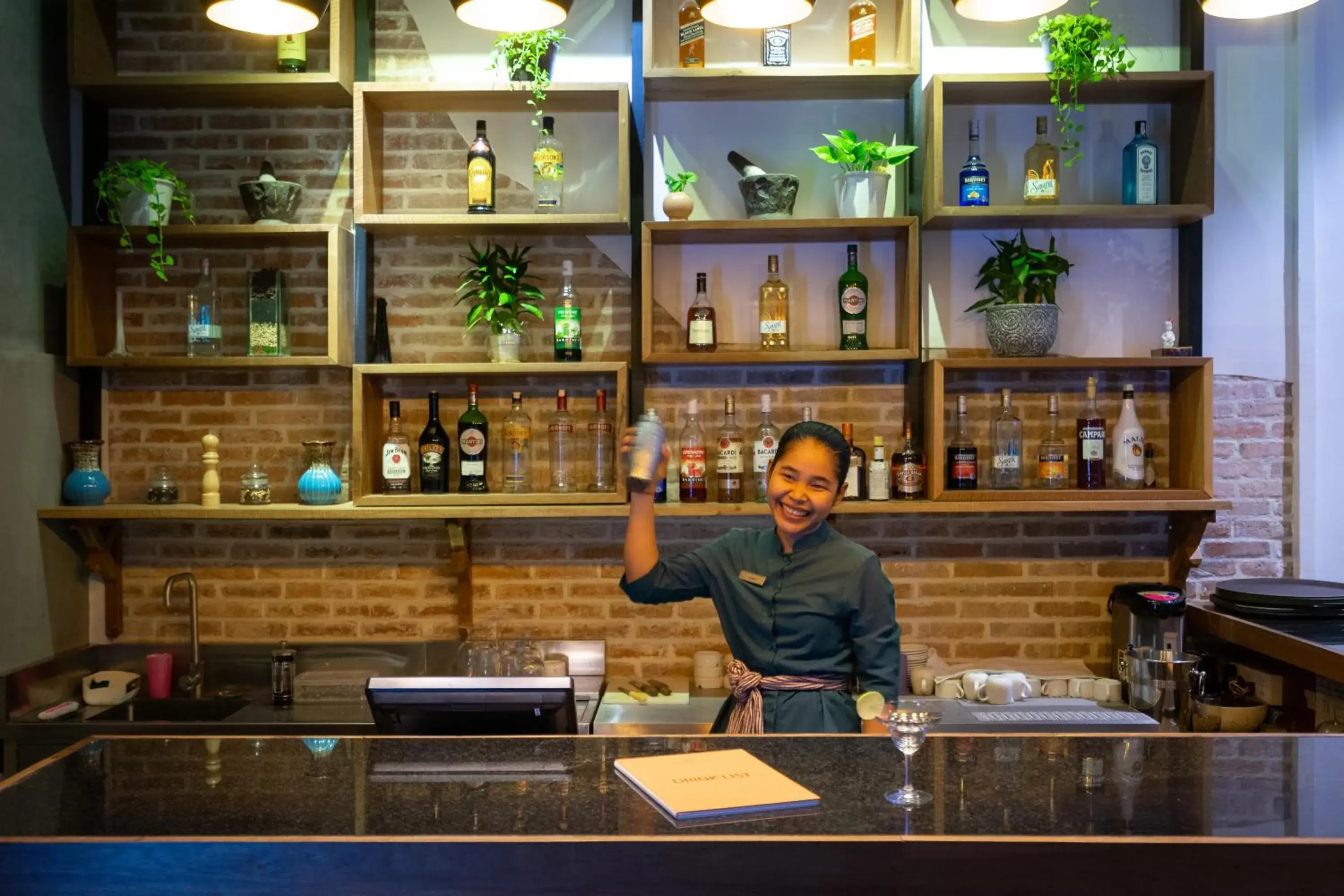 Lounge or bar in Phka Chan Hotel Lounge or bar in Phka Chan Hotel