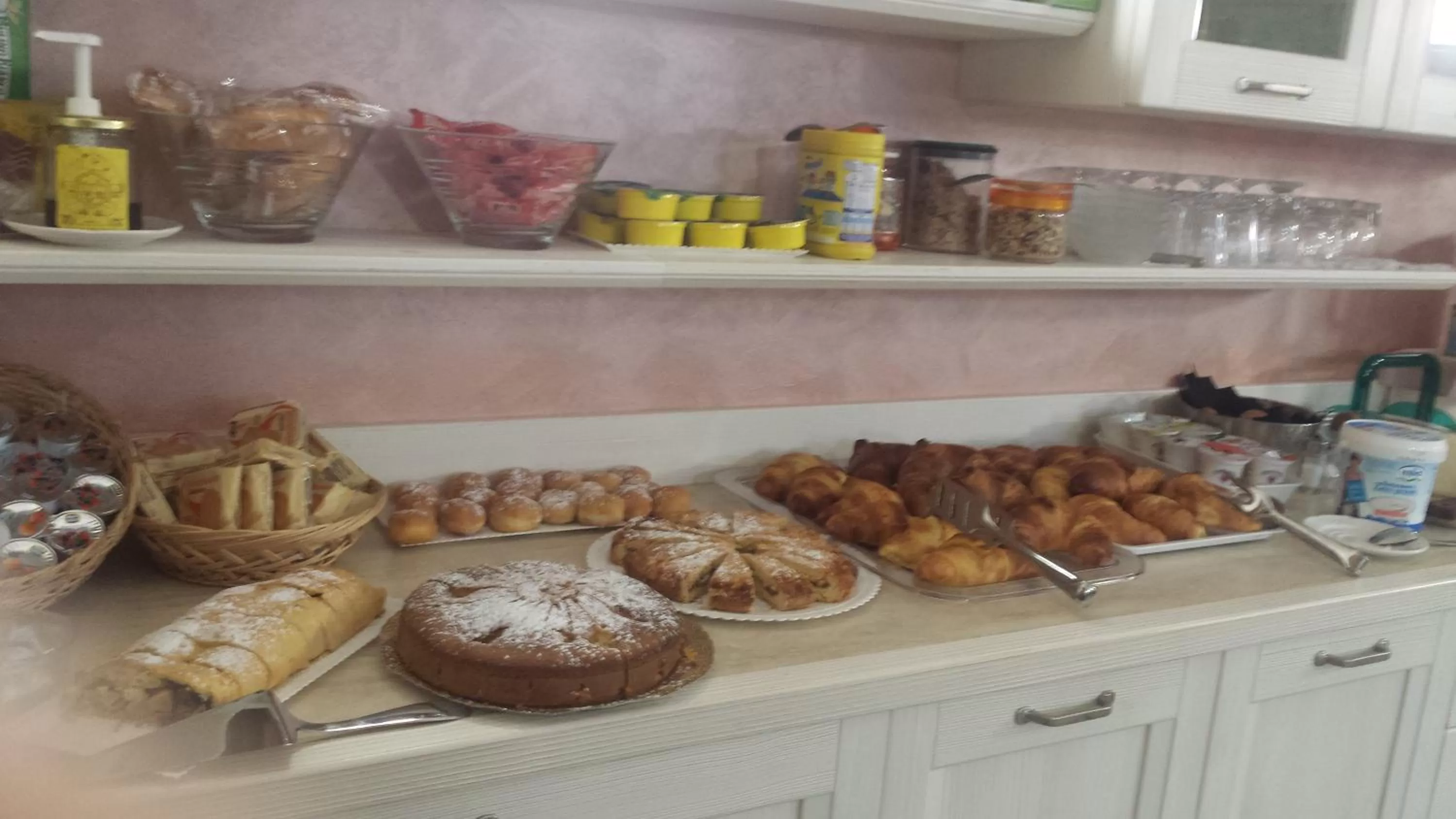 Italian breakfast in Garni Castel Ferari