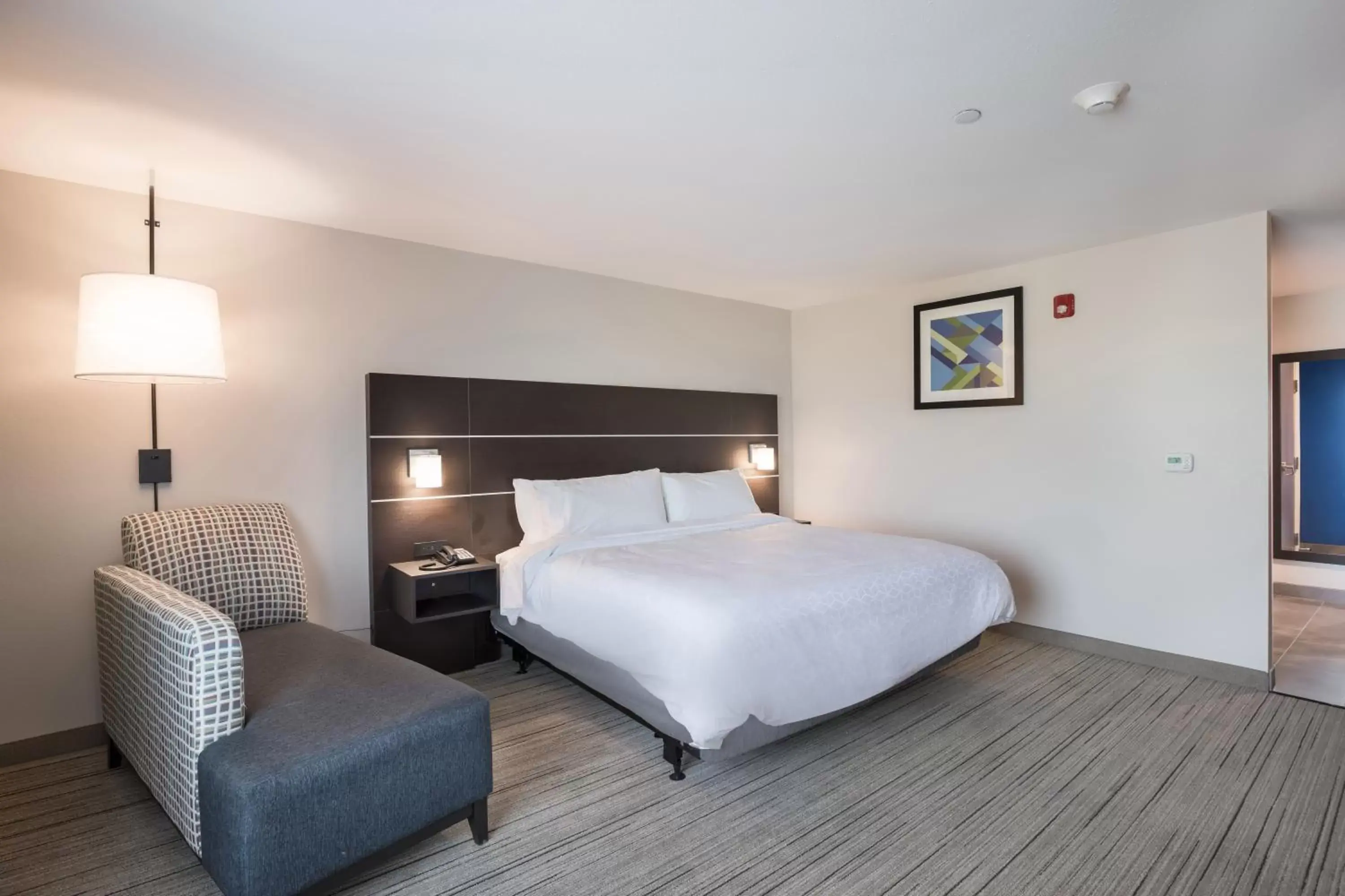 Bedroom, Bed in Holiday Inn Express & Suites Chicago - Hoffman Estates, an IHG Hotel