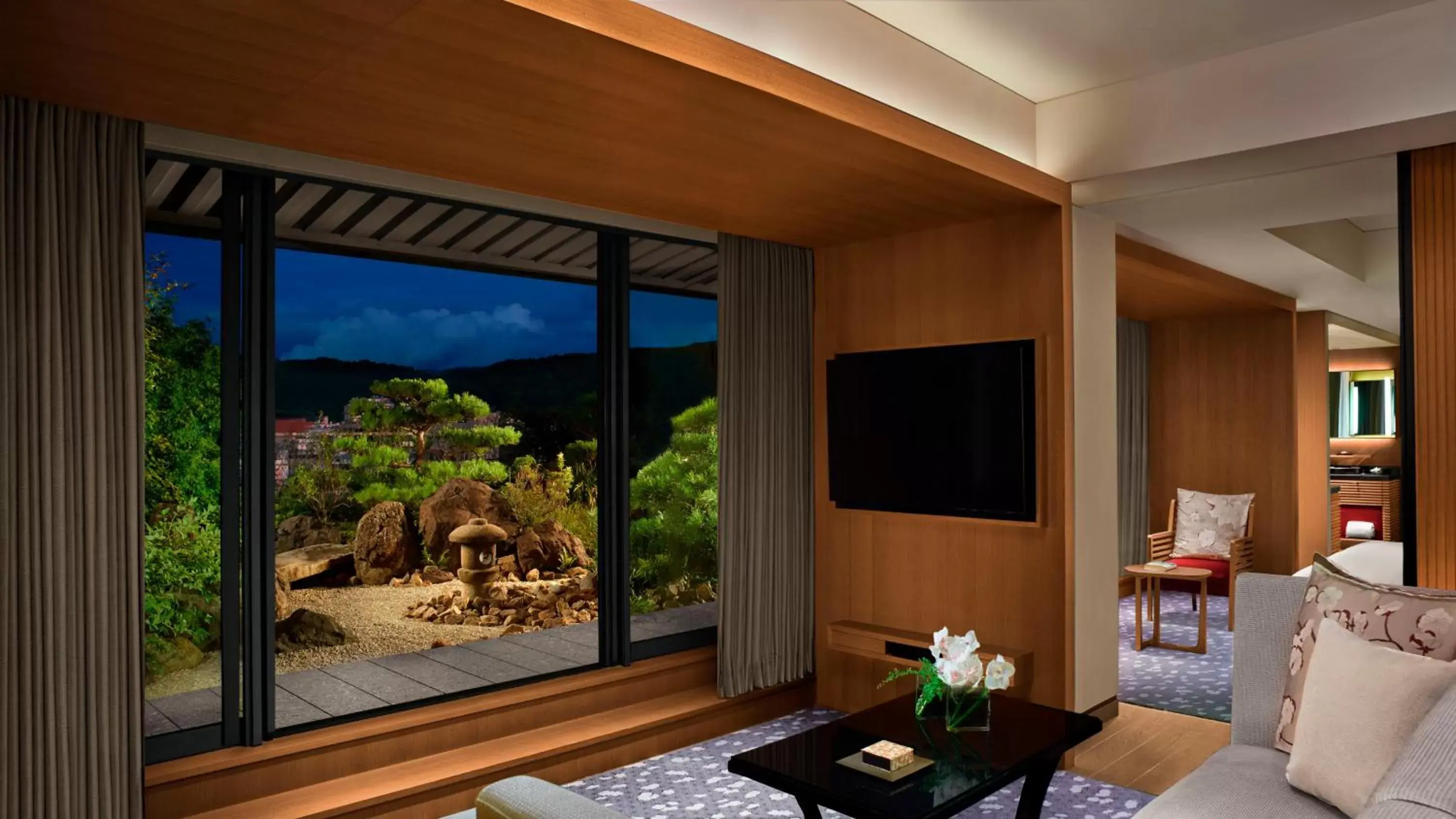 Living room in The Ritz-Carlton Kyoto