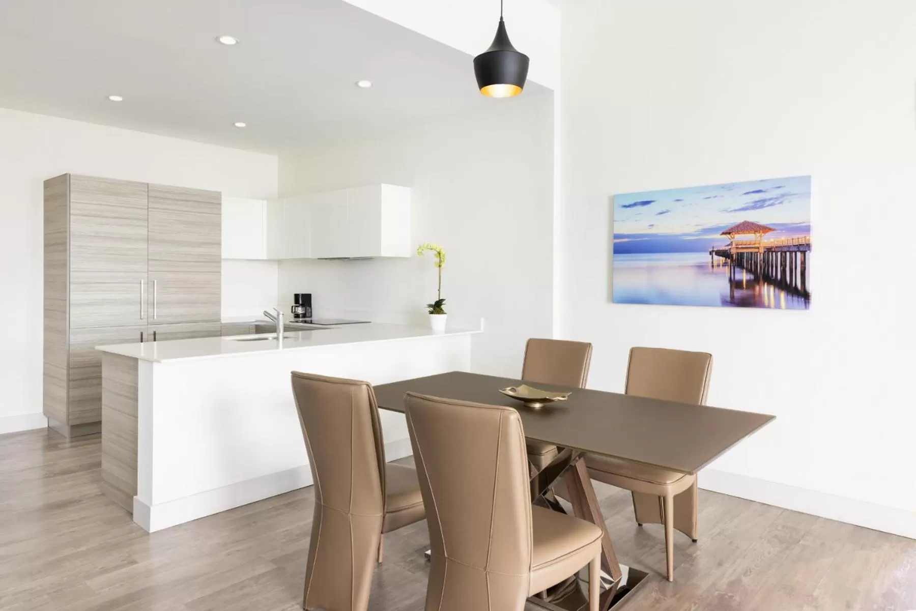 kitchen in Costa Hollywood Beach Resort - An All Suite Hotel