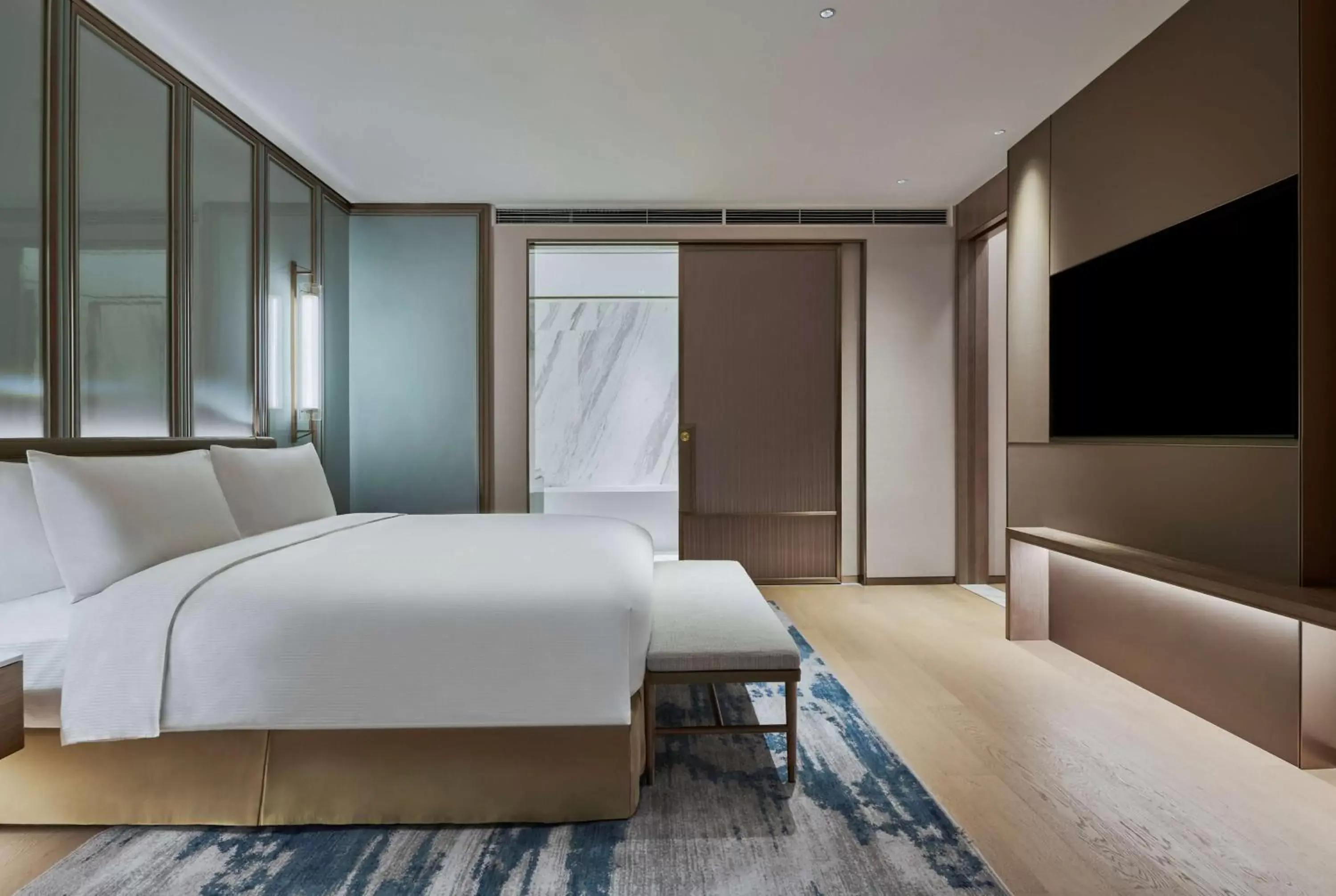 Bedroom, Bed in Hilton Changsha Riverside