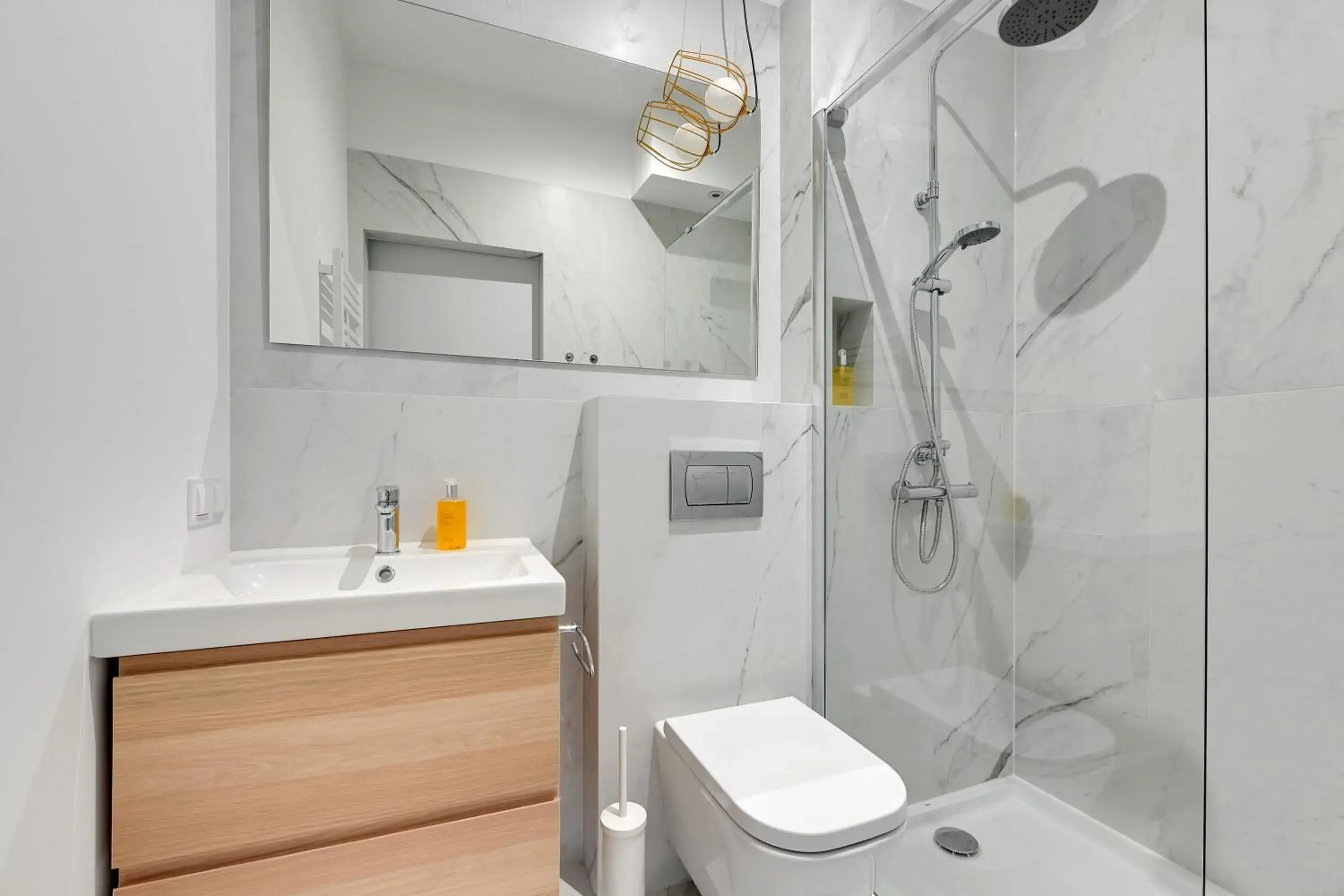 Shower, Bathroom in GRANO APARTMENTS Gdansk Nowa Motlawa SPA & Wellness