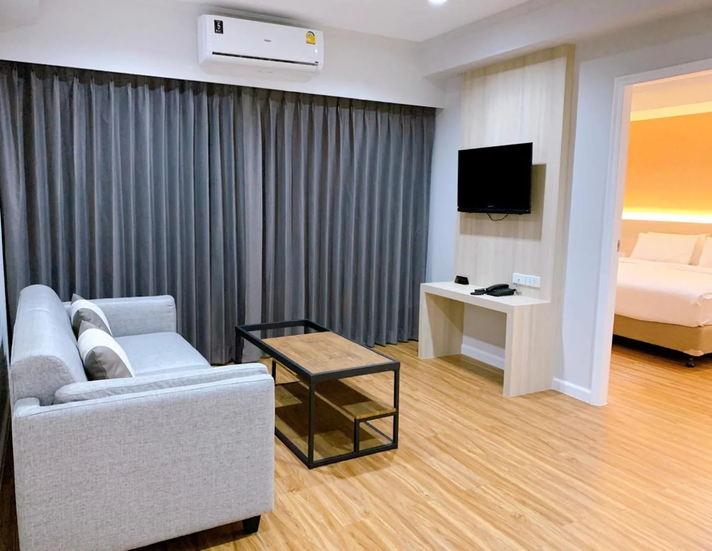 Living room, Bed in Miloft Sathorn Hotel - SHA Plus Certified