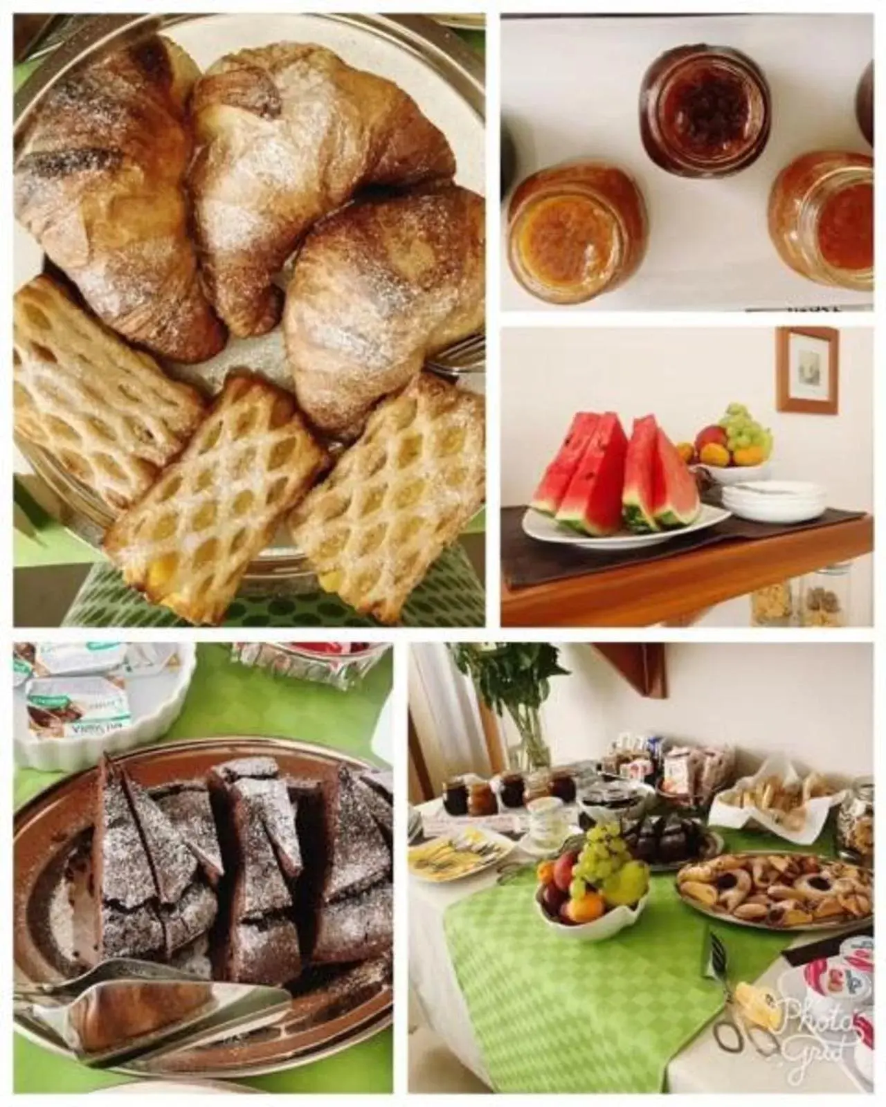 Food in Sweet Home B&B