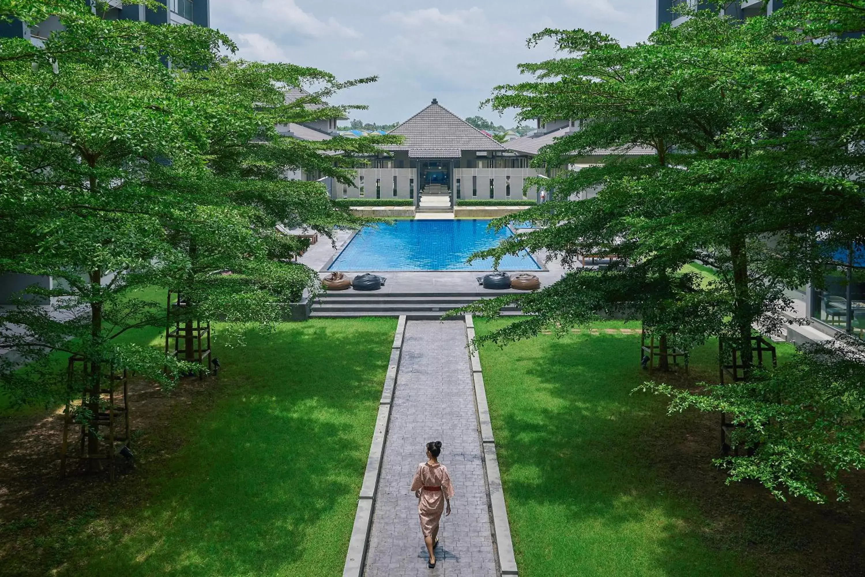 Garden, Pool View in Serenity Hotel and Spa Kabinburi