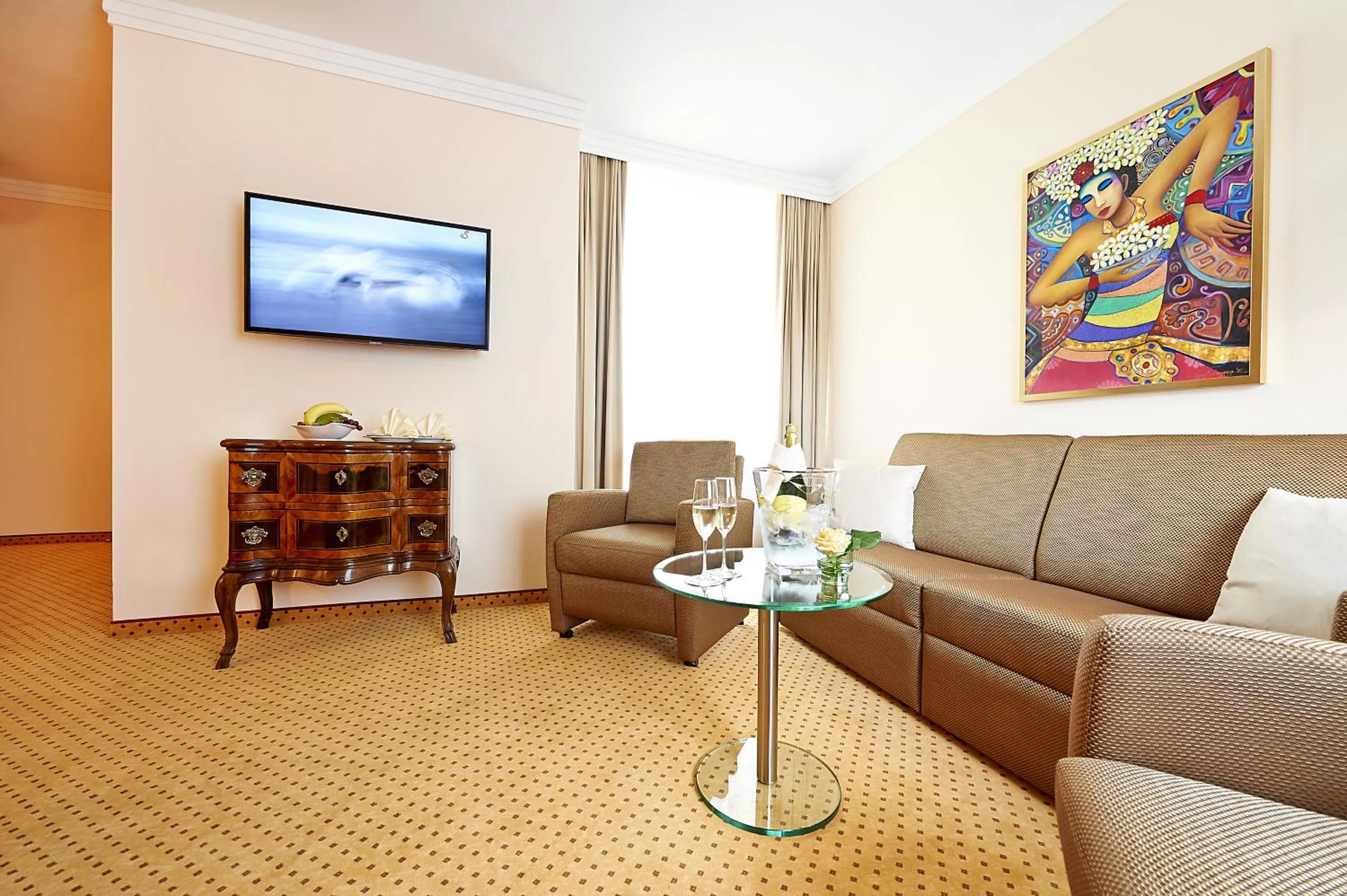 Living room in Hotel Admiral am Kurpark