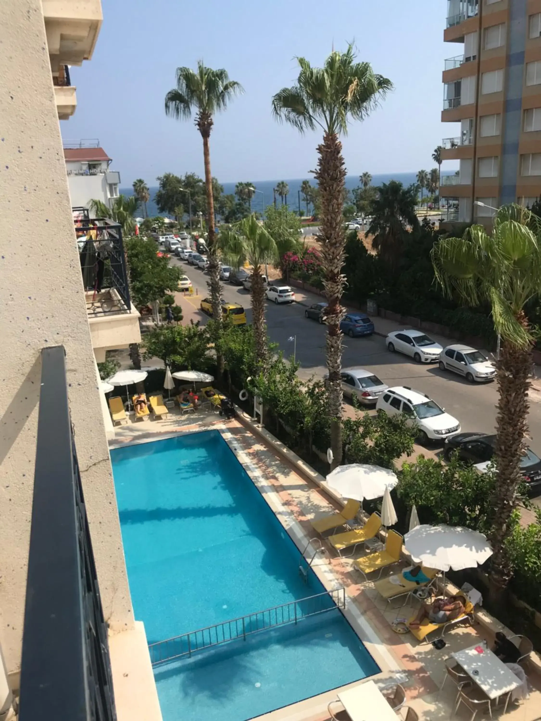 Pool View in Hotel Royal Hill