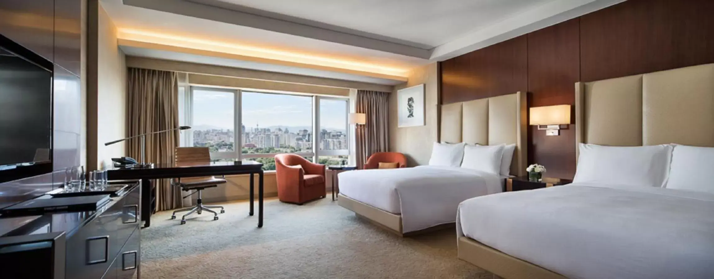 Deluxe Double, Deluxe Guest room, 2 Double in JW Marriott Hotel Beijing Central Deluxe Double, Deluxe Guest room, 2 Double in JW Marriott Hotel Beijing Central