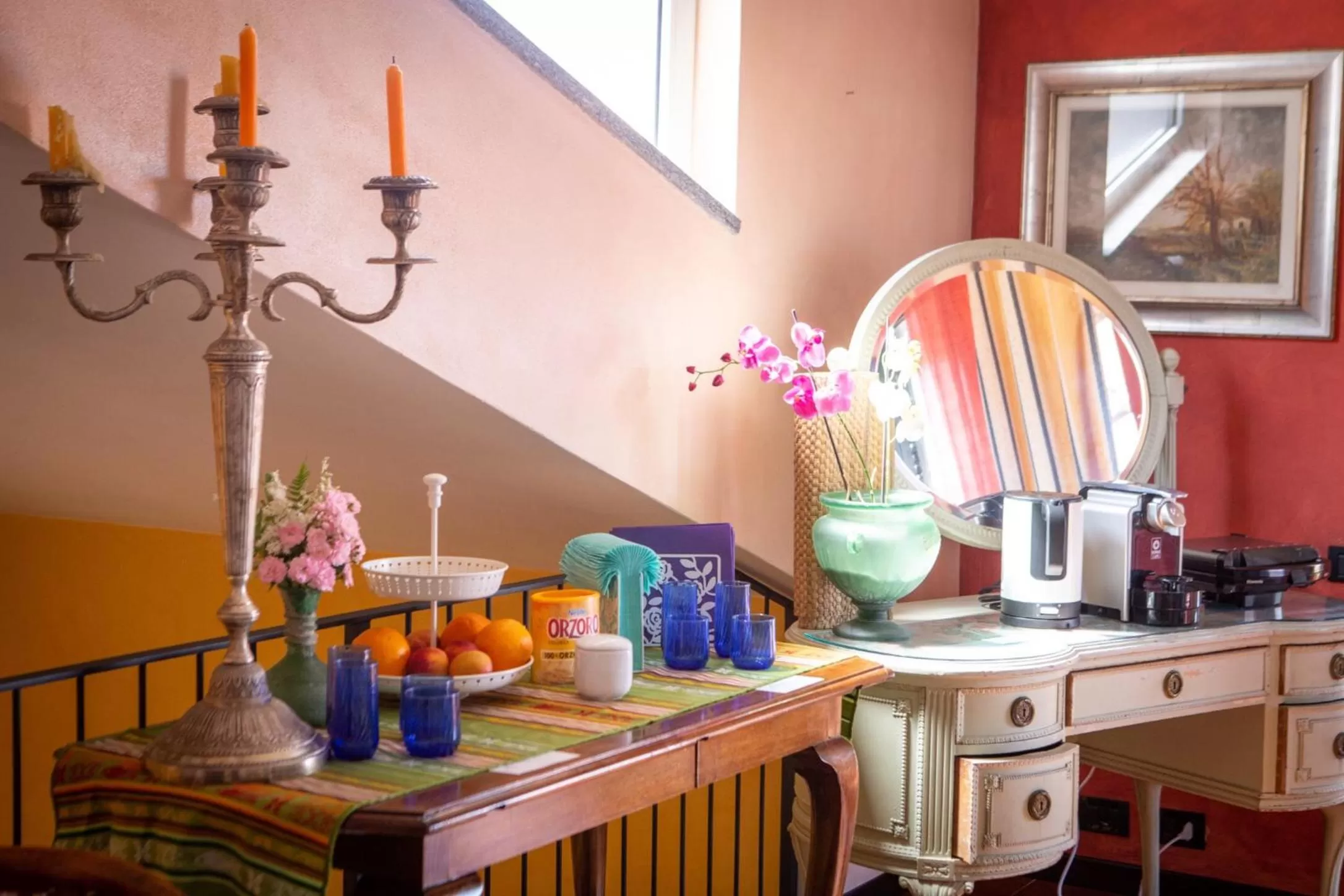 Communal kitchen in Villa Buzzi