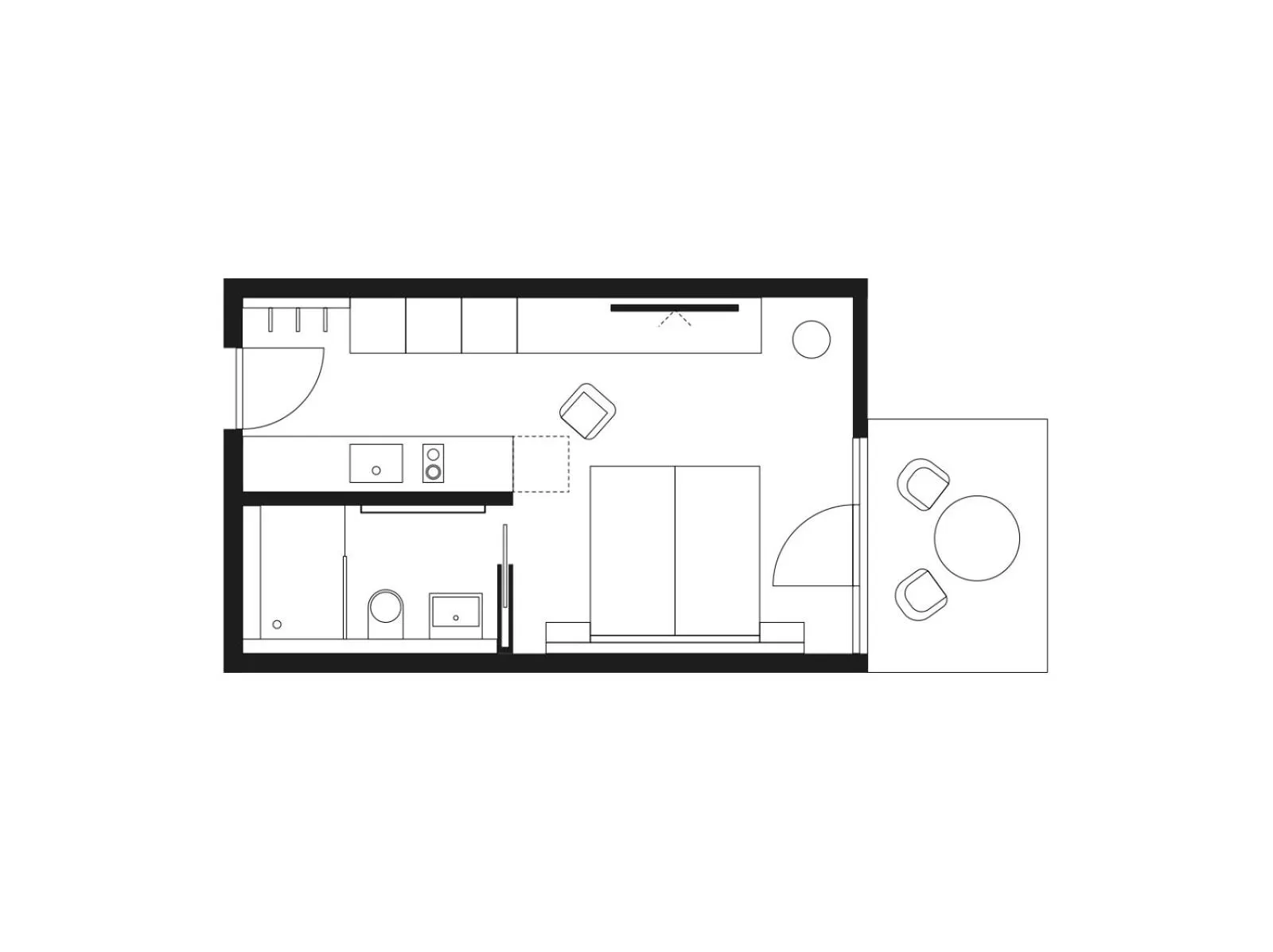 Floor plan in livisit bergapartments