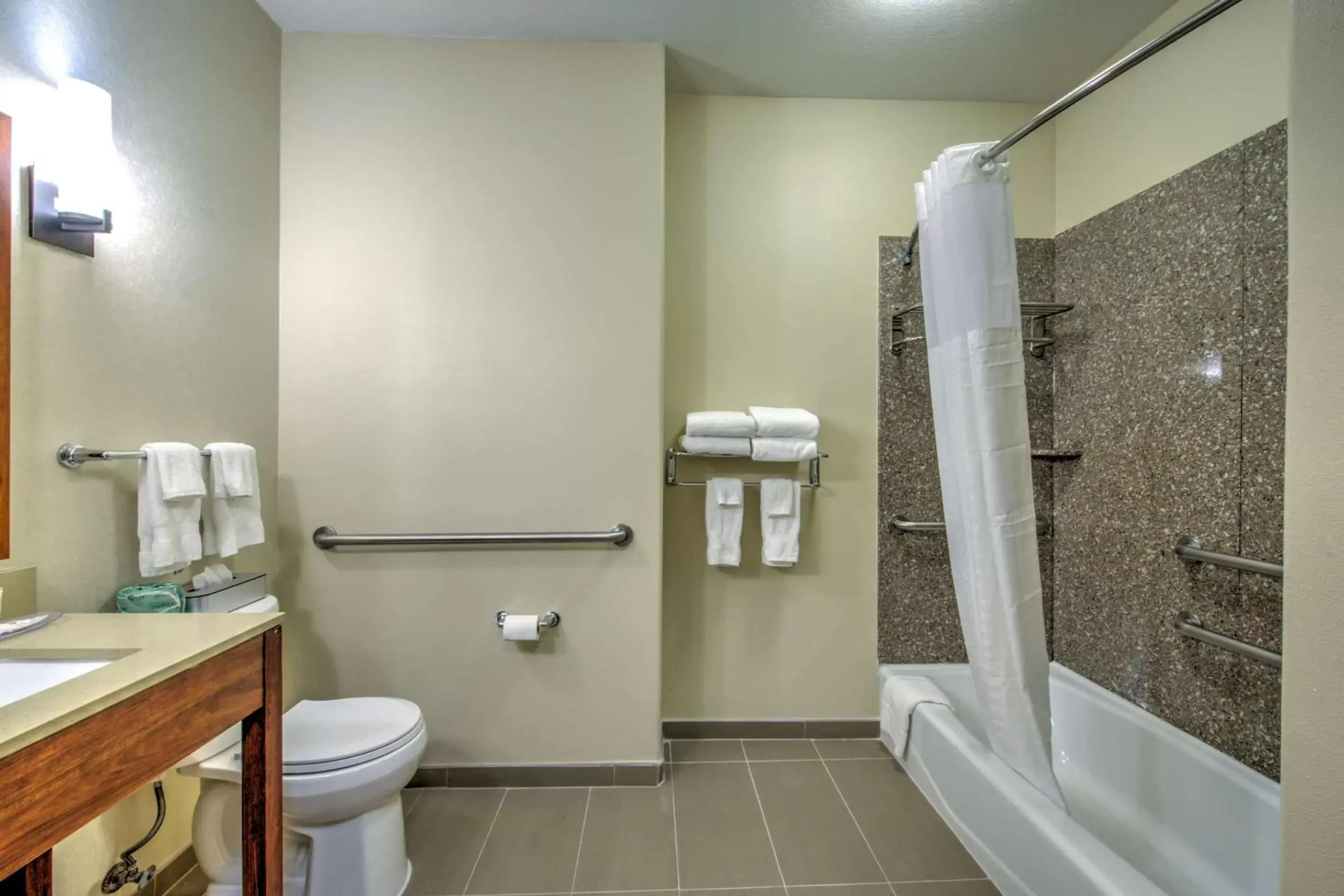 Photo of the whole room, Bathroom in Comfort Suites Tomball Medical Center