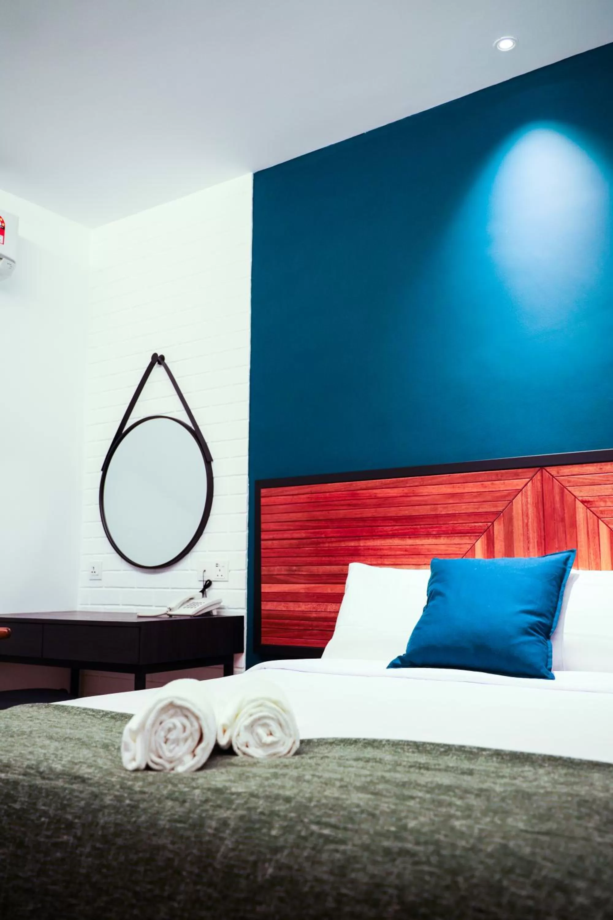 Bed in The Journey hotel