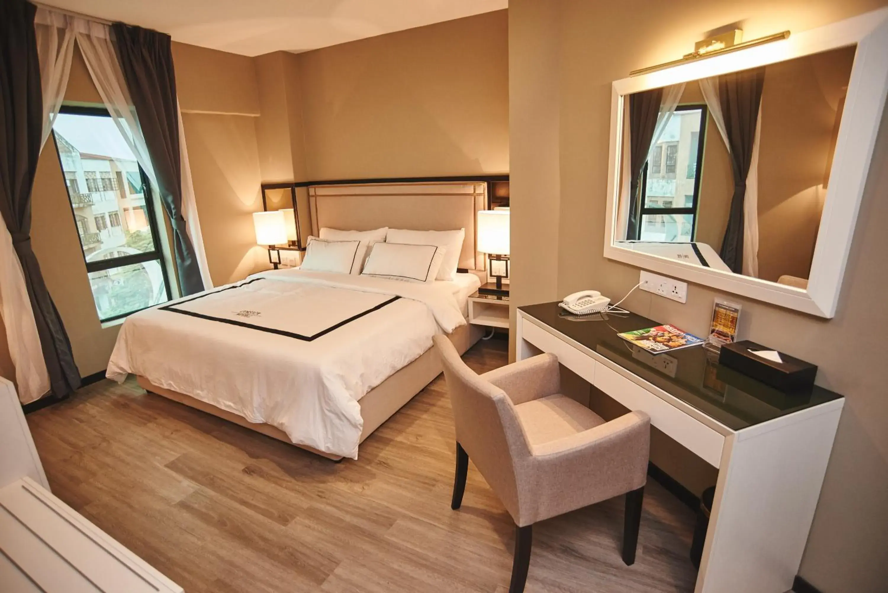 Bedroom, Room Photo in Corsica Hotel